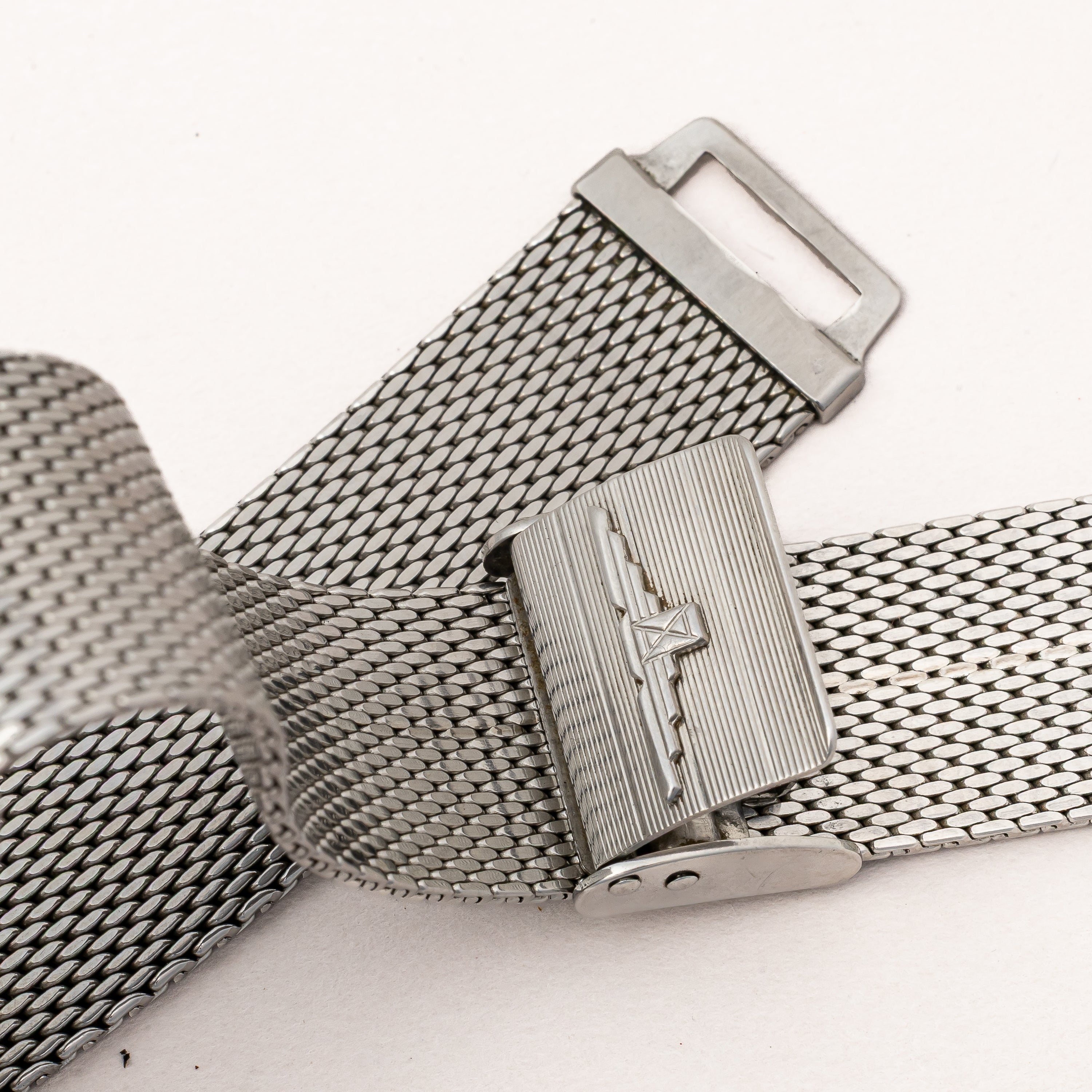 LONGINES ウルトラクロン シルバーダイヤル 純正メッシュブレス付き 10振動自動巻き