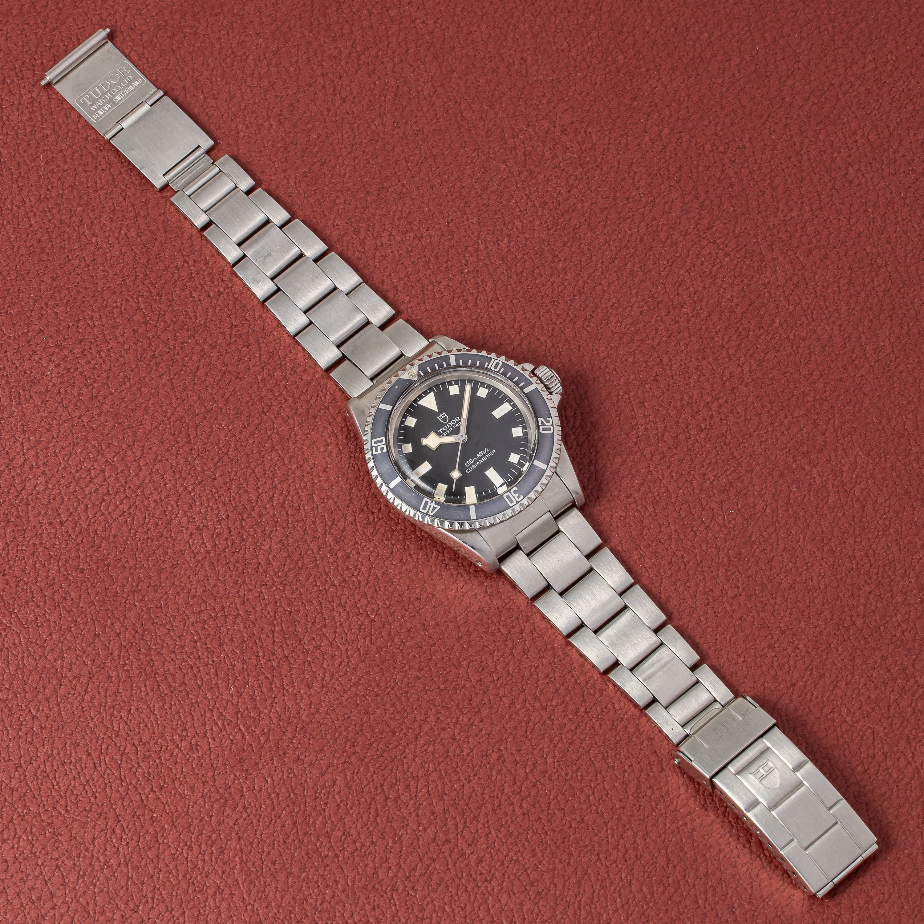 チューダー サブマリーナー 1980年製 スノーフレーク イカサブ ブラック ノンデイト