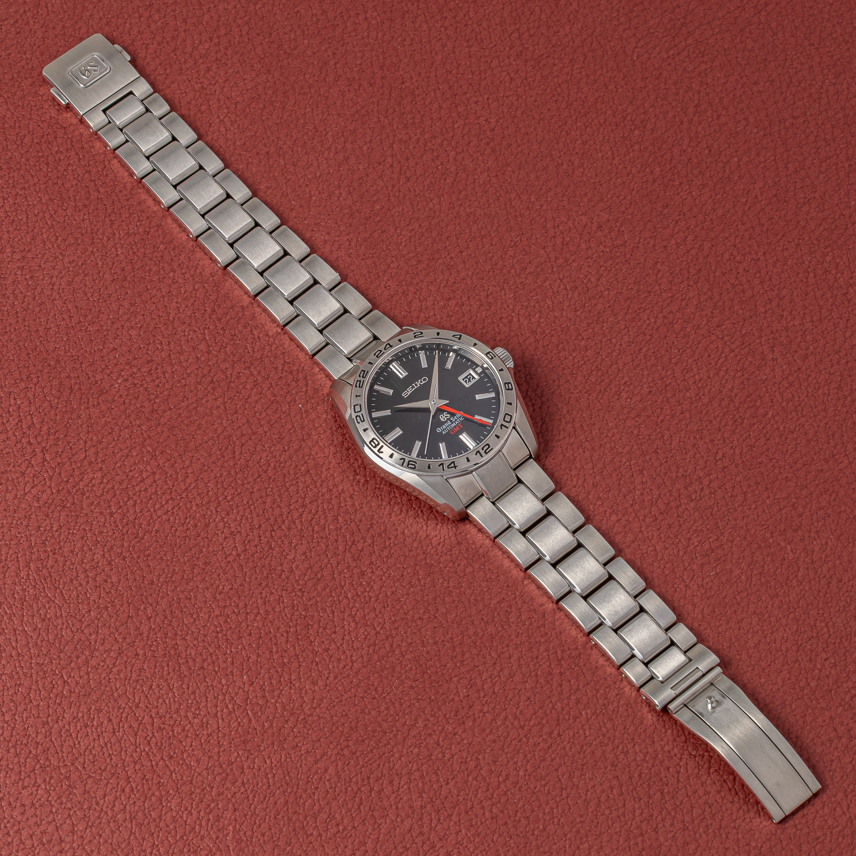 グランドセイコー Ref.9S56-00A0 2002年製 メカニカルオートマチック GMT 箱・ギャラ・修理明細付き