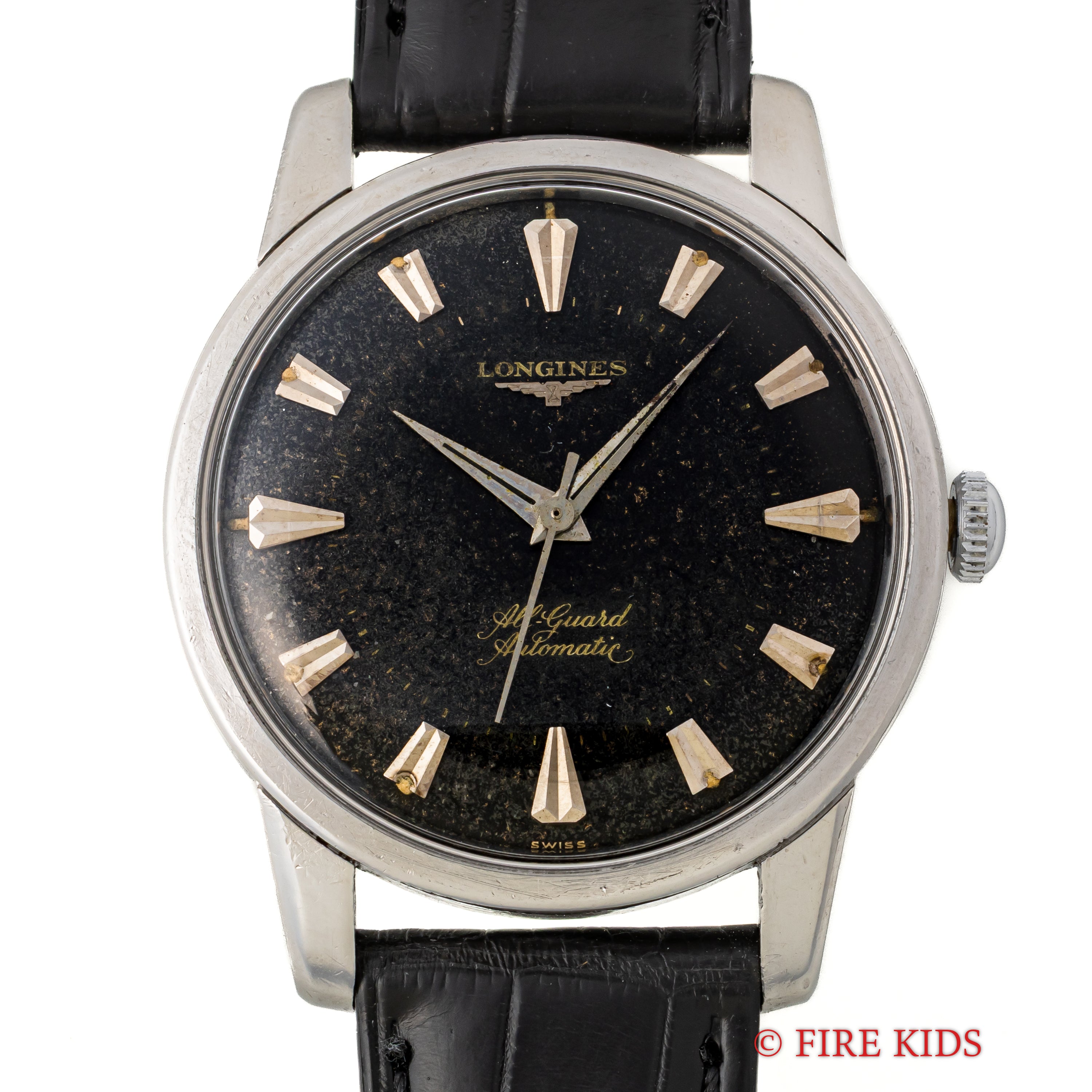 ロンジン オールガード 1955年製 ブラックミラー