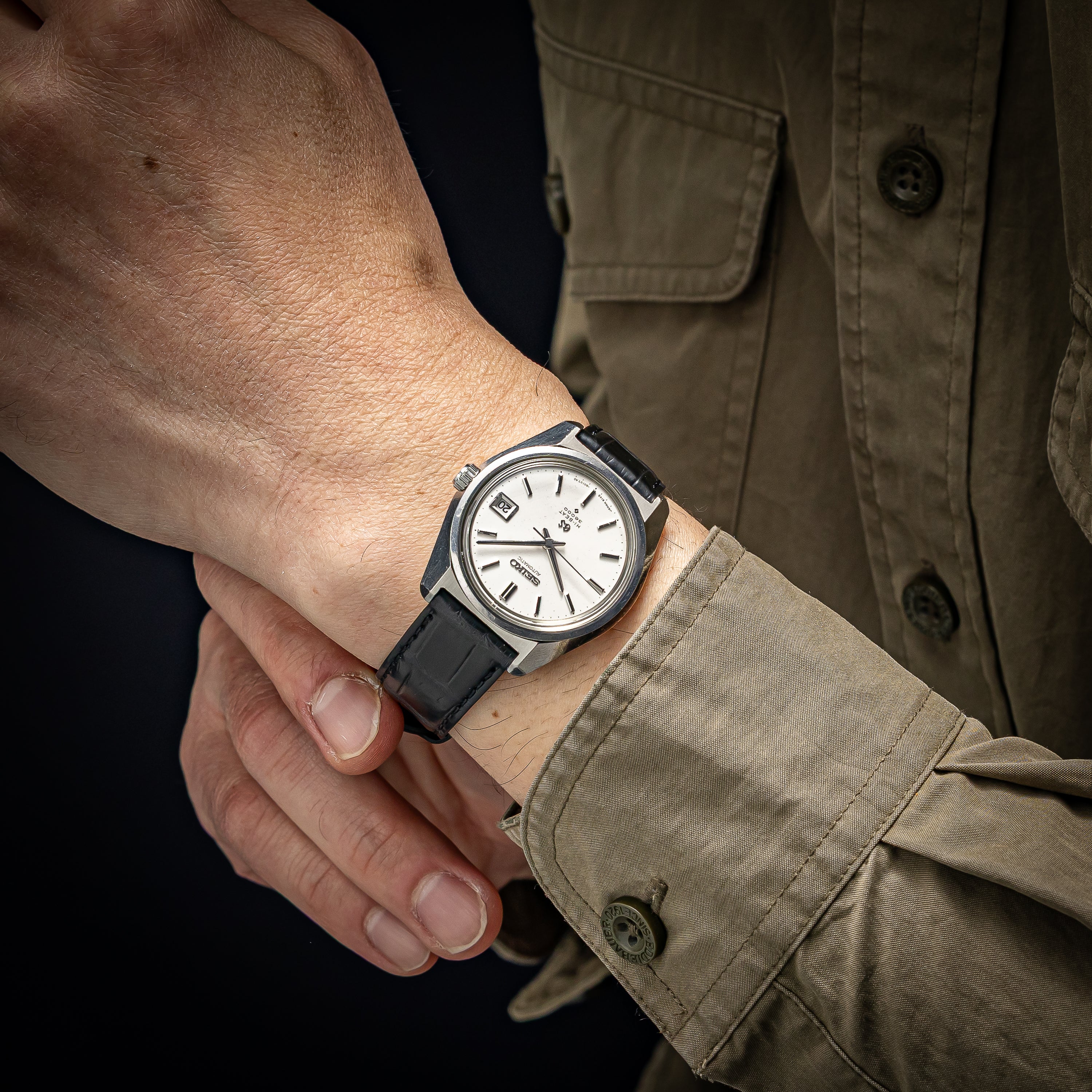 グランドセイコー 61GS ハイビート自動巻き 36000 1969年製 Ref.6145-8000