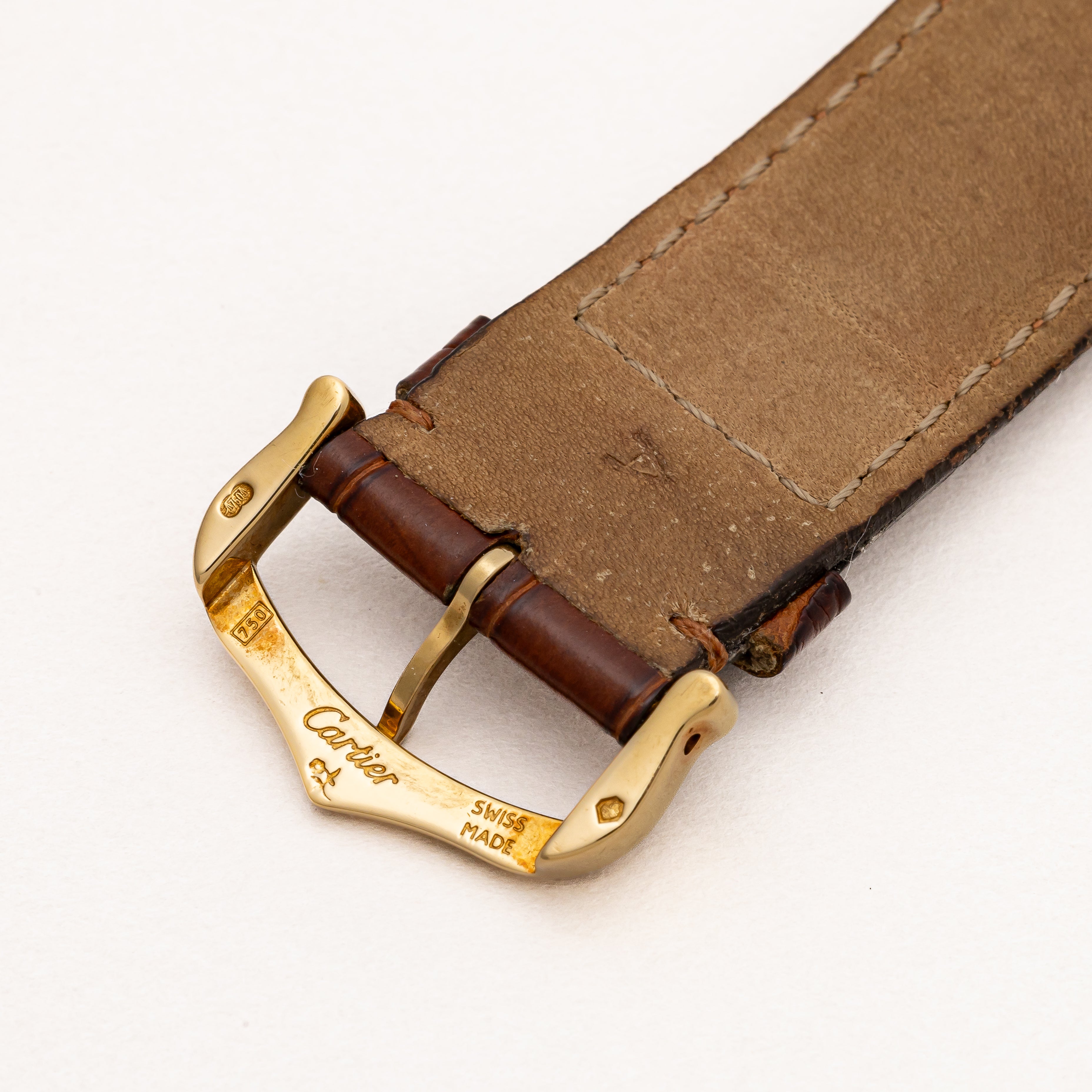 カルティエ タンク フランセーズ 1990年代製 LMサイズ 18金イエローゴールド Ref.1840 ギョウシェダイヤル