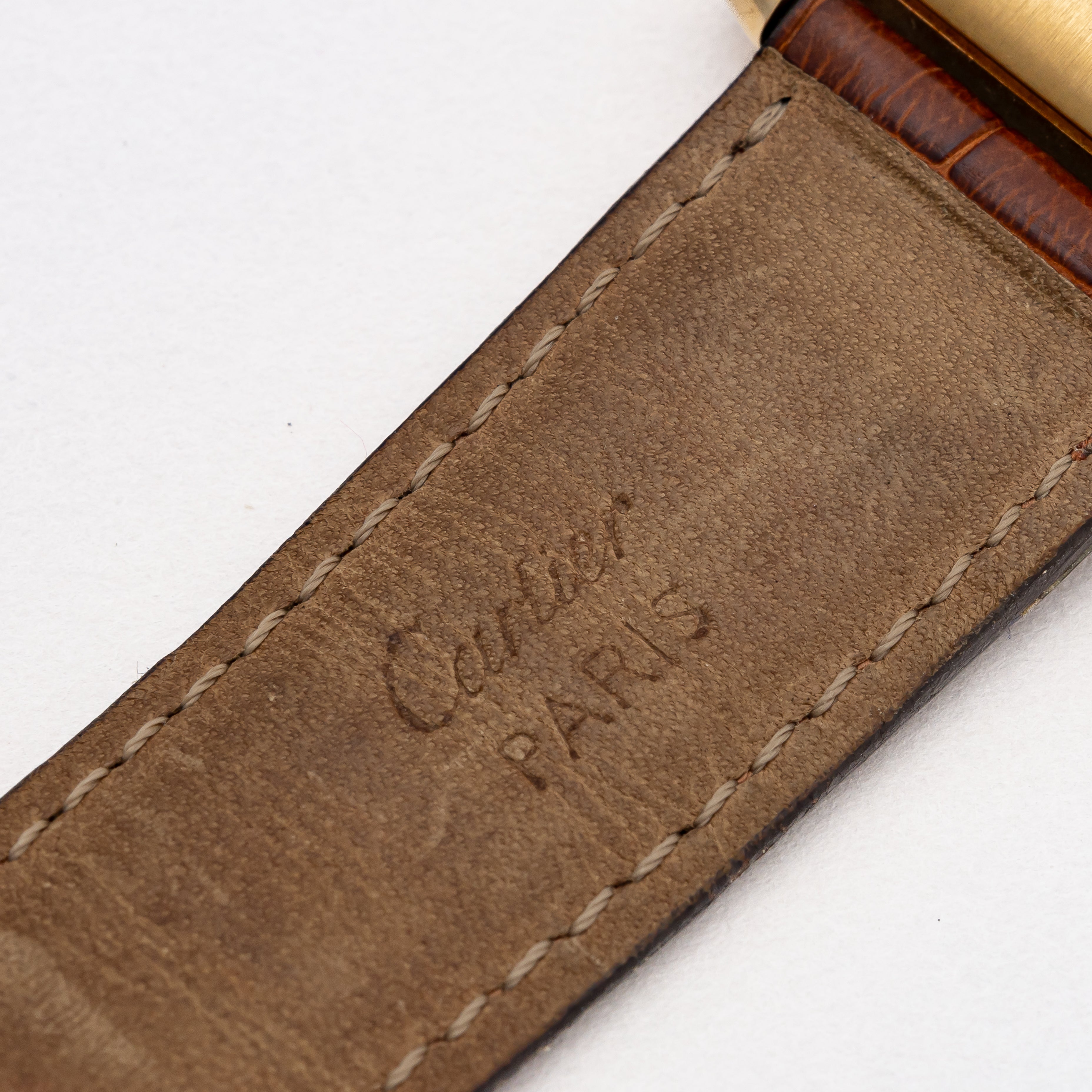 カルティエ タンク フランセーズ 1990年代製 LMサイズ 18金イエローゴールド Ref.1840 ギョウシェダイヤル