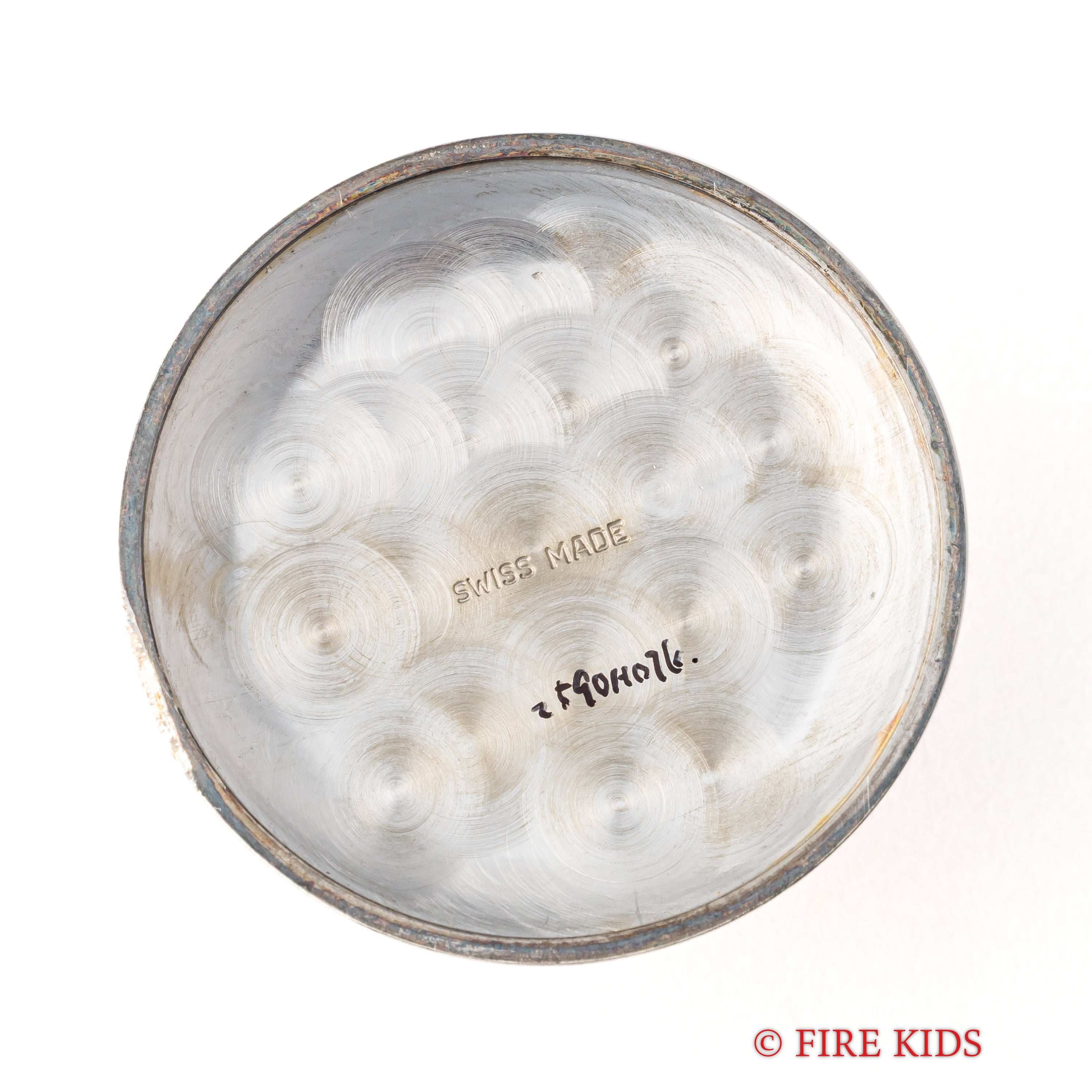 エベラール 2レジスタークロノグラフ 銀無垢ケース 1990年代製 手巻 Cal.レマニア1872 純正尾錠