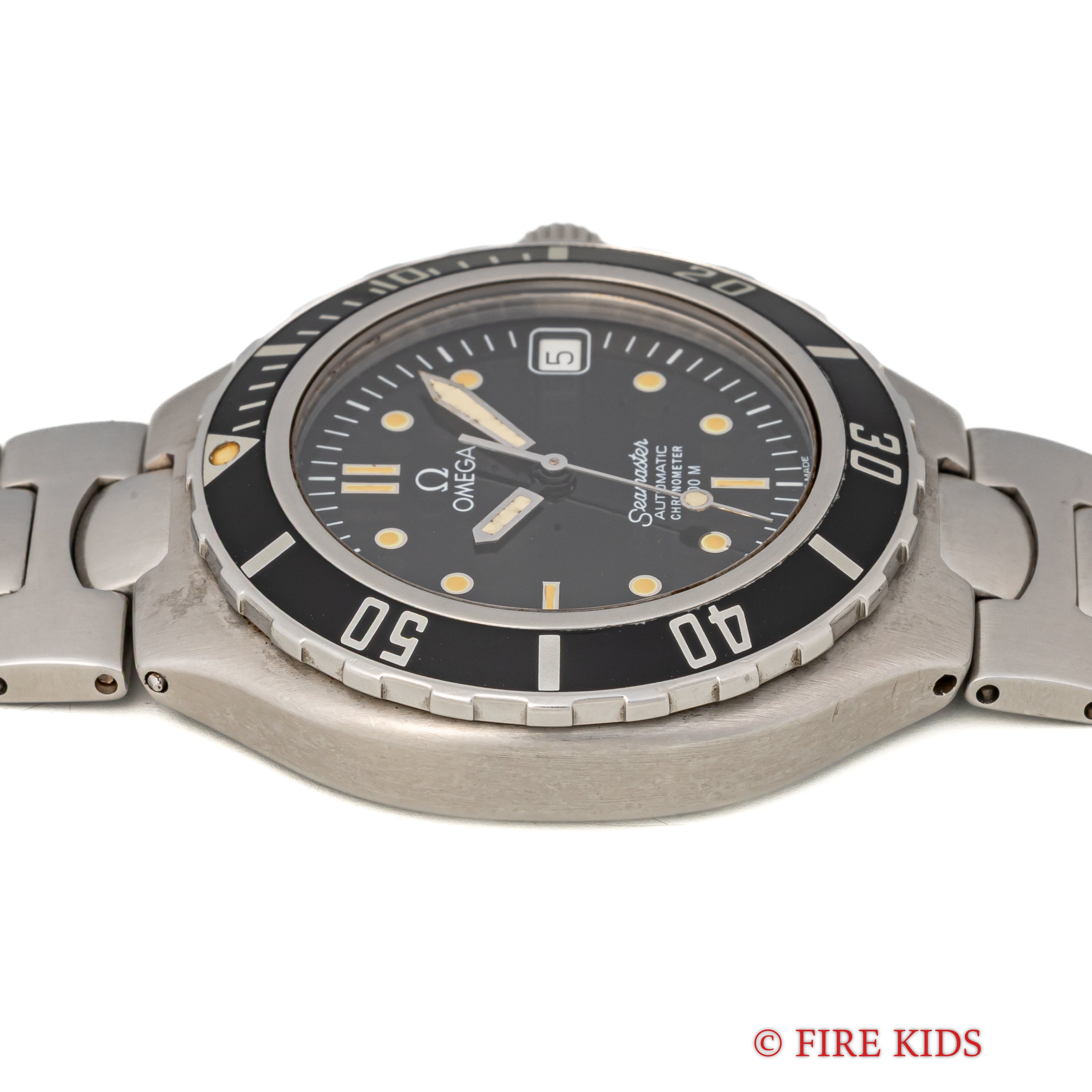 オメガ シーマスター200m 1988年製 プレボンド ミッドサイズ 自動巻クロノメーター ジェンタデザイン