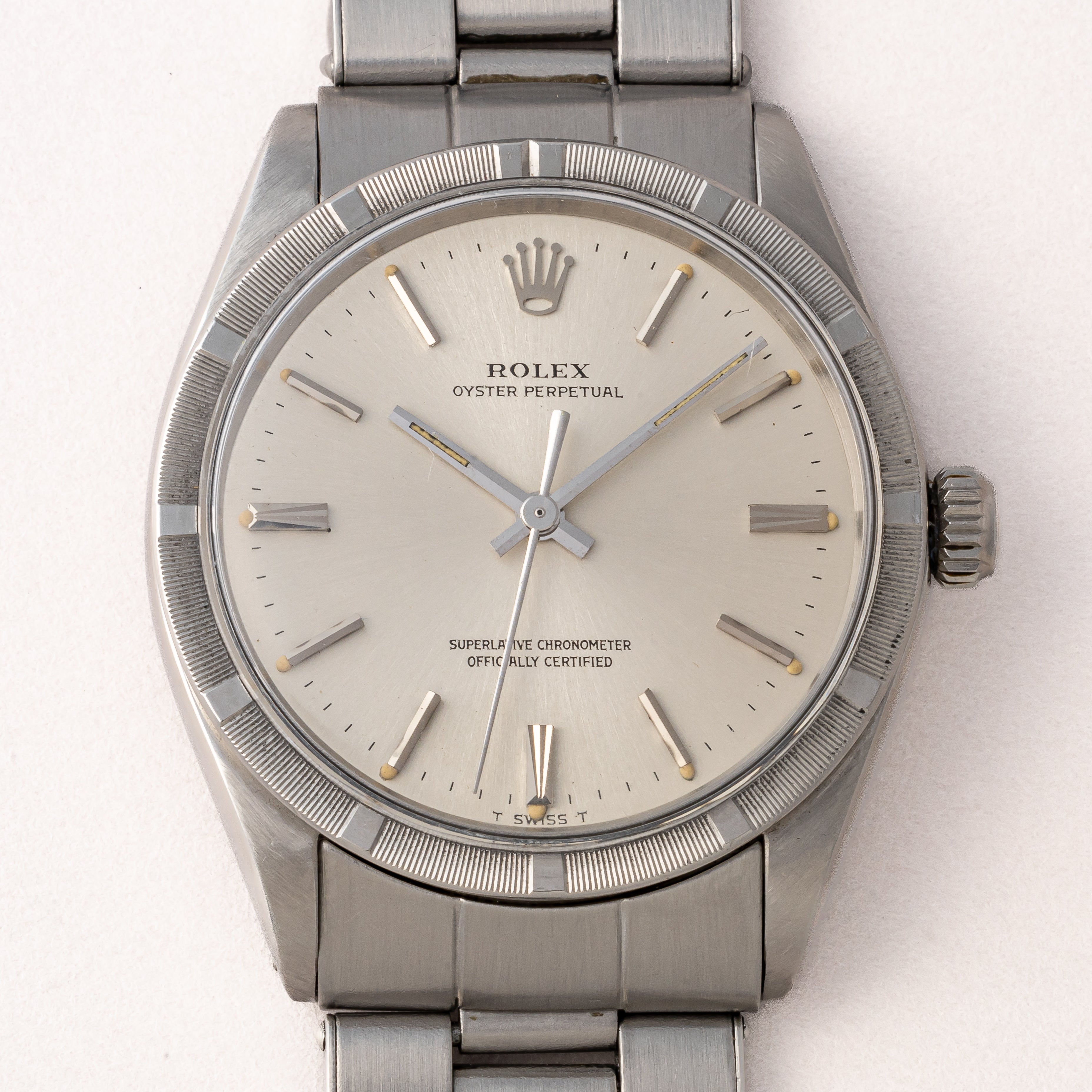 ロレックス オイスターパーペチュアル 1967年製 Ref.1007 リベットブレス付き