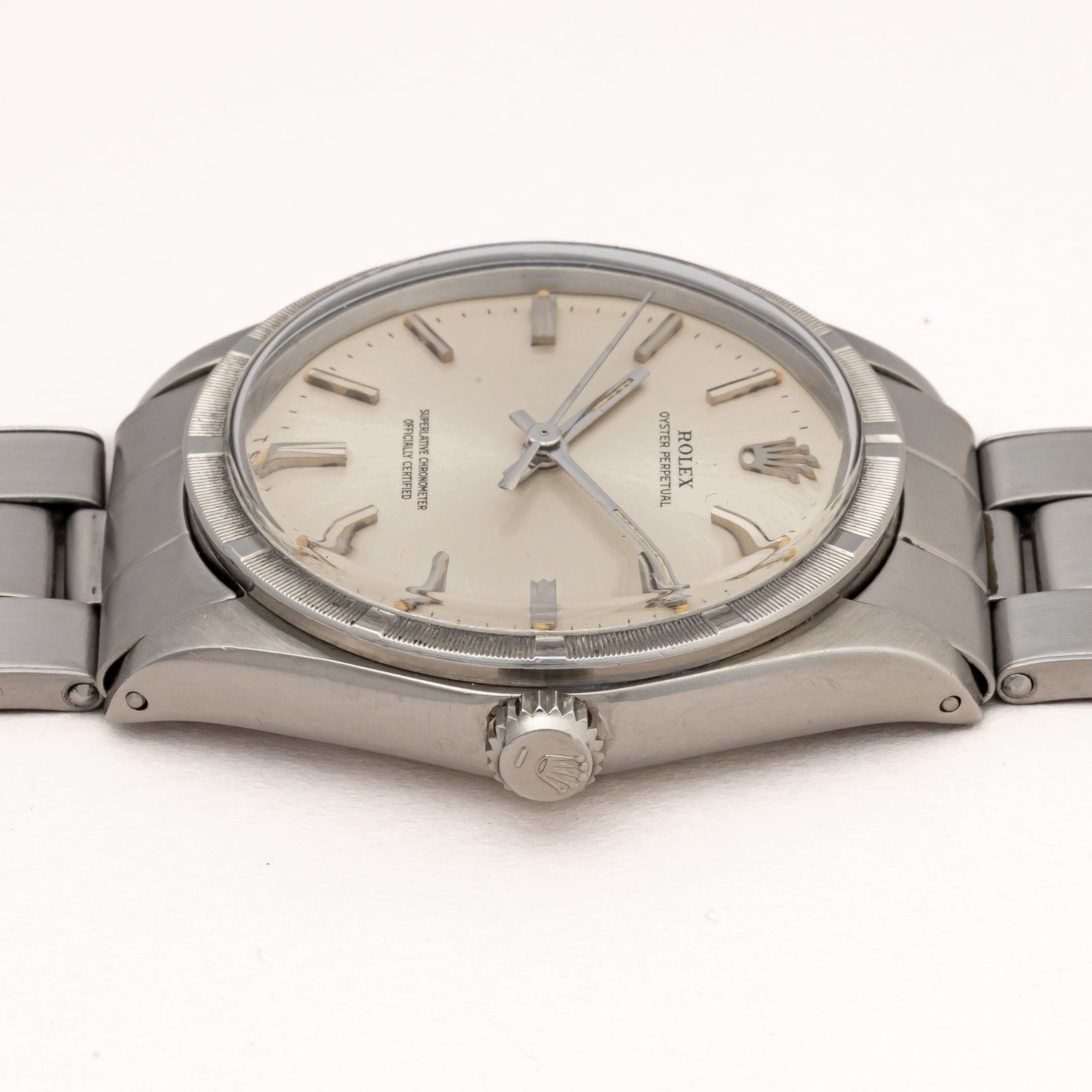 ロレックス オイスターパーペチュアル 1967年製 Ref.1007 リベットブレス付き