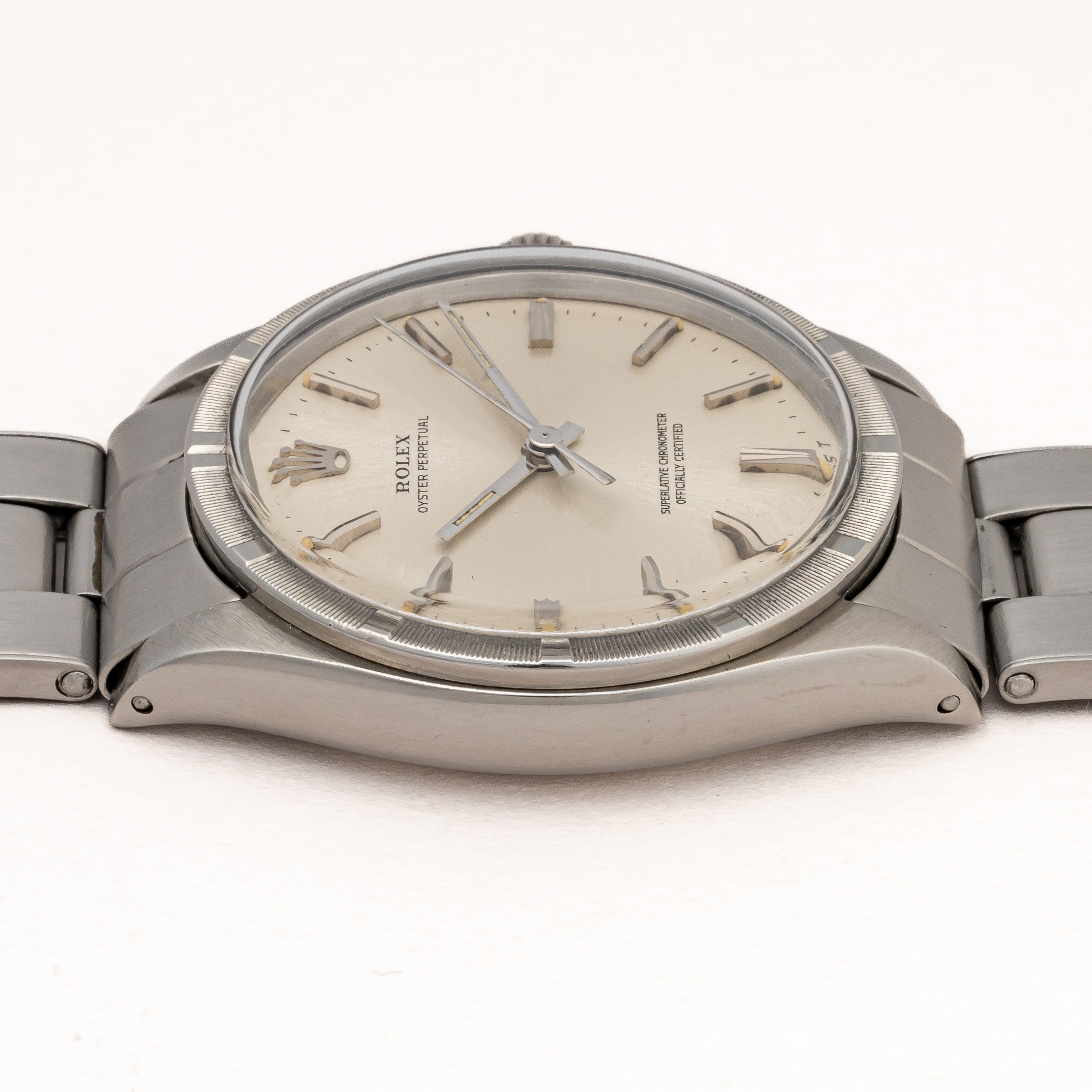ロレックス オイスターパーペチュアル 1967年製 Ref.1007 リベットブレス付き