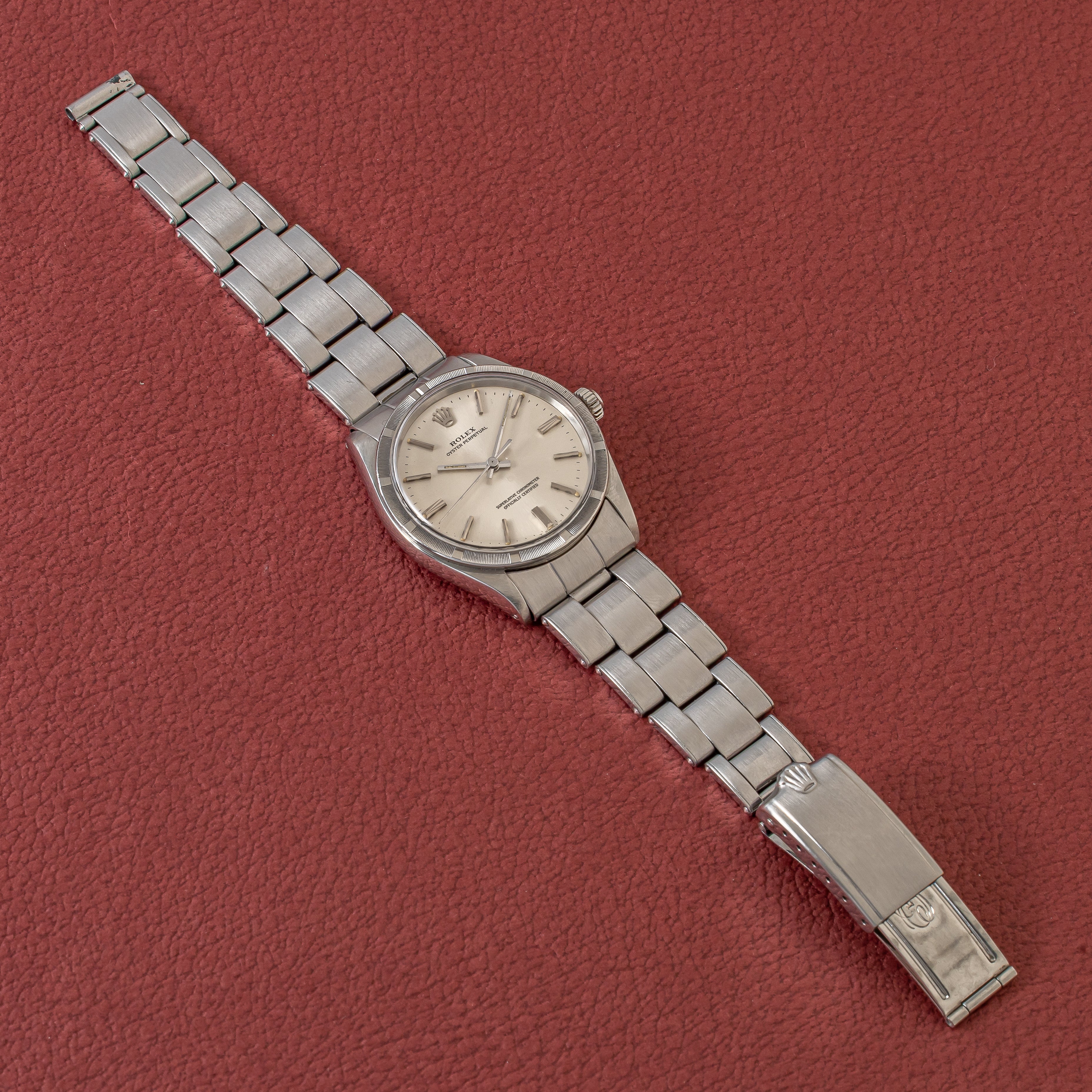 ロレックス オイスターパーペチュアル 1967年製 Ref.1007 リベットブレス付き
