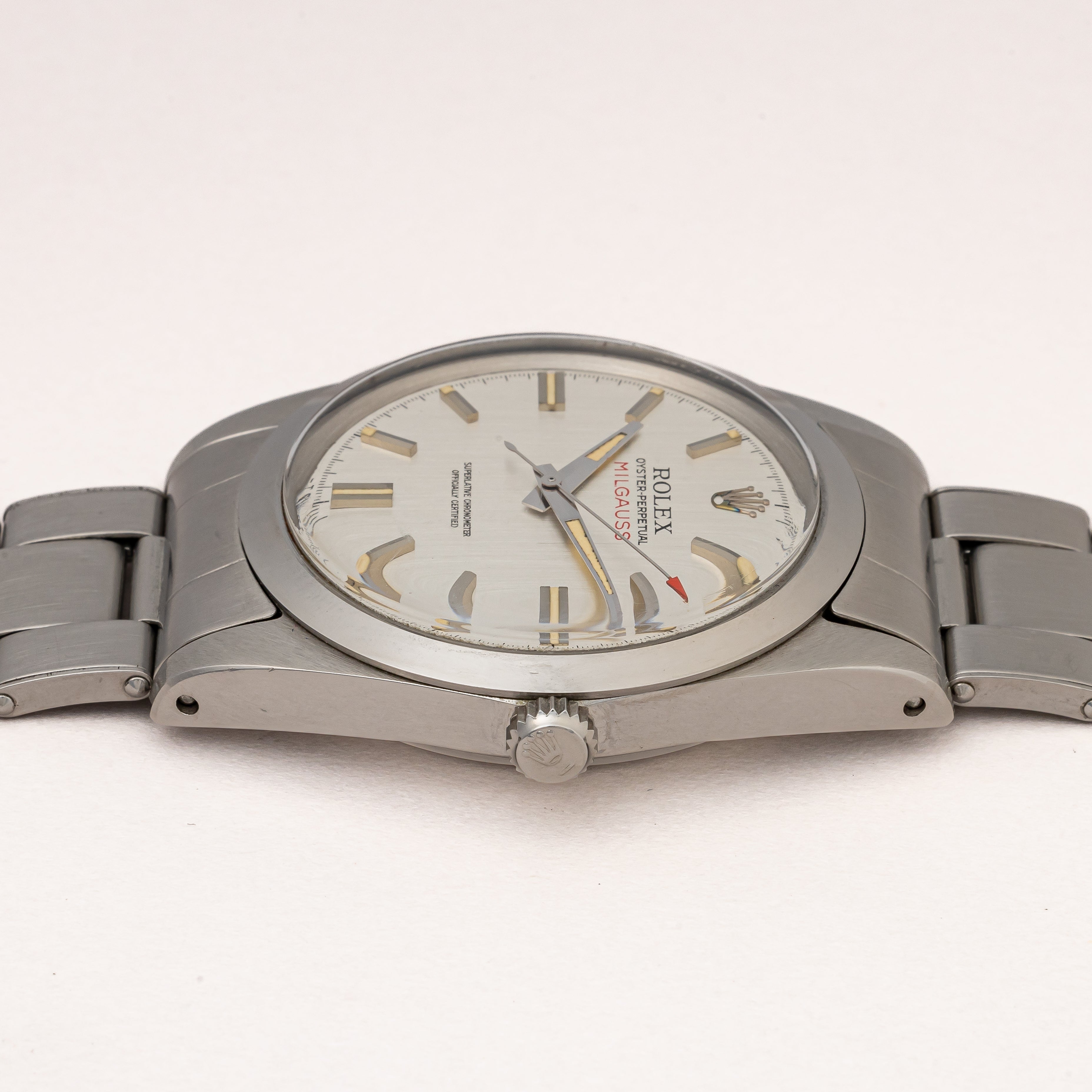 ロレックス ミルガウス 1970年製/昭和45年製 Ref.1019 シルバーダイヤル