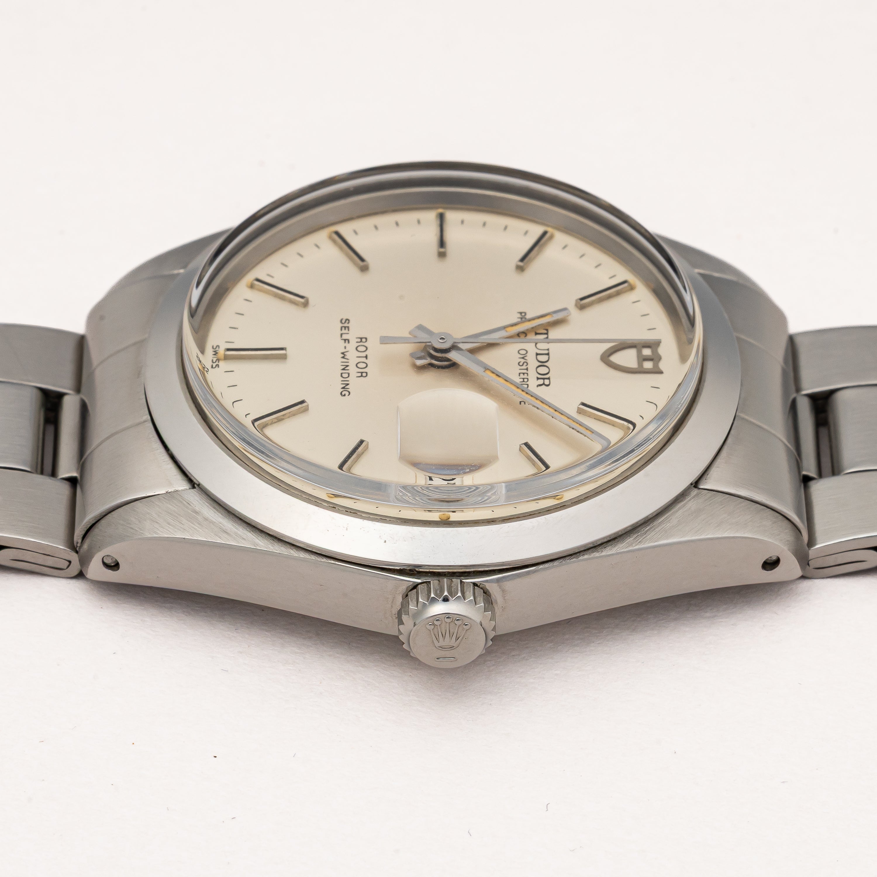 チューダー プリンス オイスターデイト 1984年製 Ref.90520 ロレックス巻きブレス付き 王冠リューズ