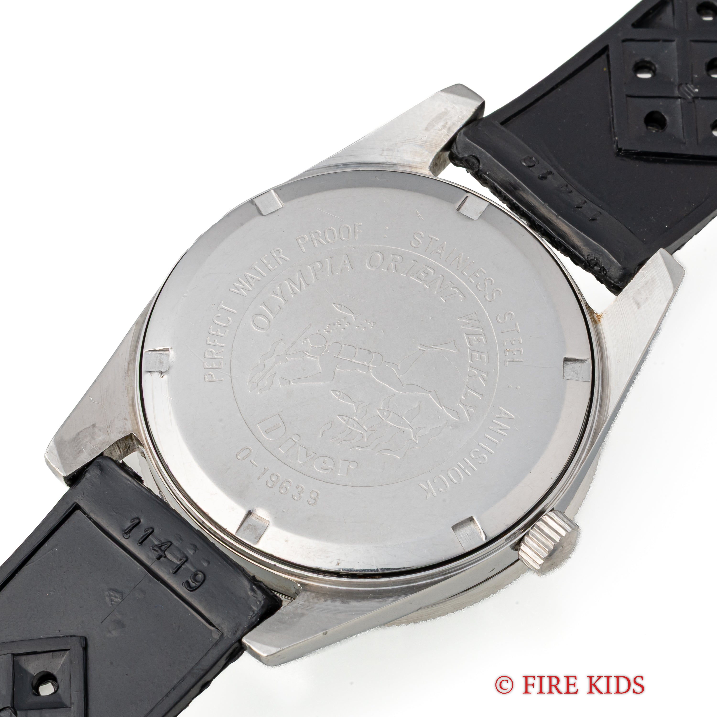 オリンピア オリエント ウィークリー 21ダイバー 1960年代 日本語曜日 アローハンド 手巻