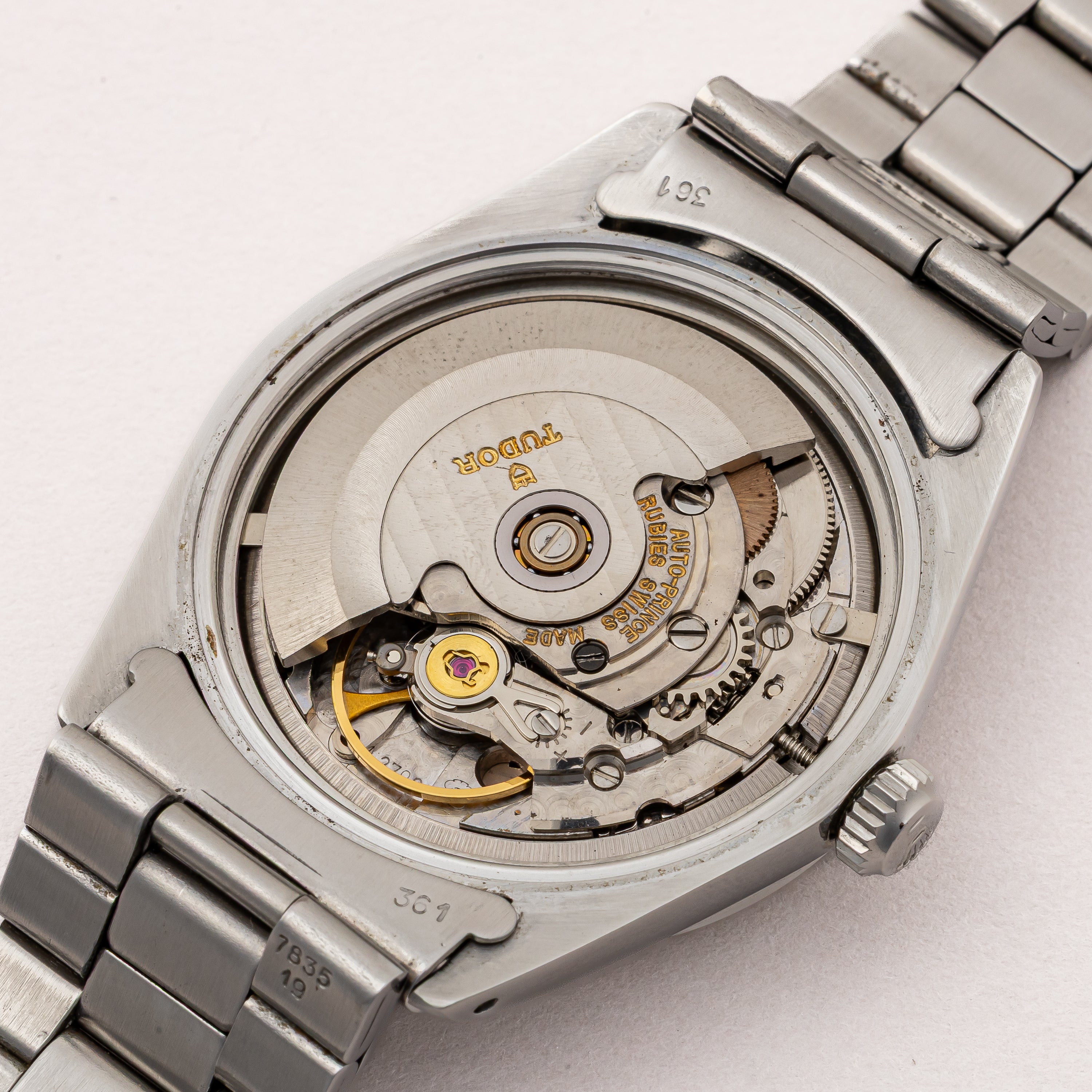 チューダー プリンス オイスターデイト 1984年製 Ref.90520 ロレックス巻きブレス付き 王冠リューズ