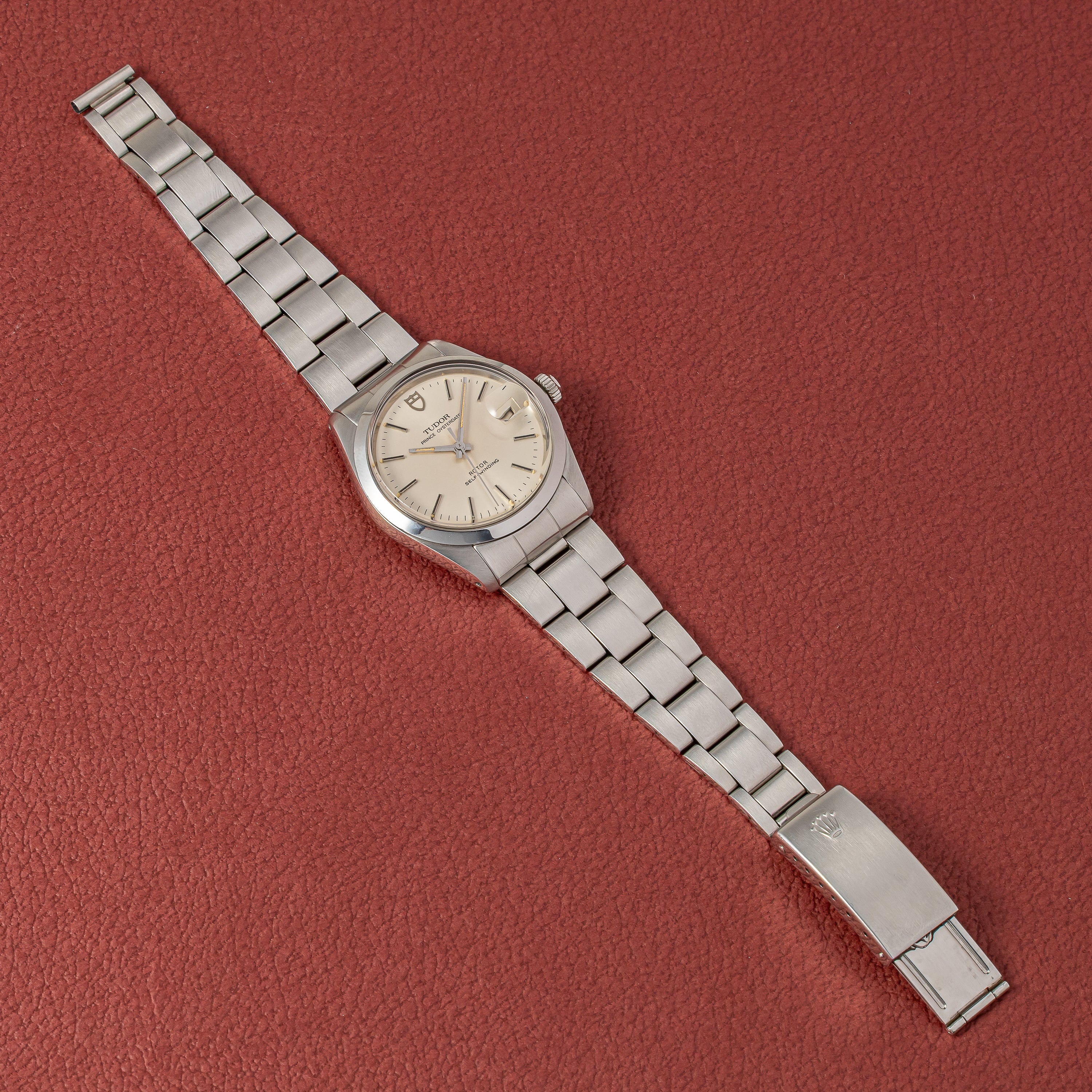 チューダー プリンス オイスターデイト 1984年製 Ref.90520 ロレックス巻きブレス付き 王冠リューズ
