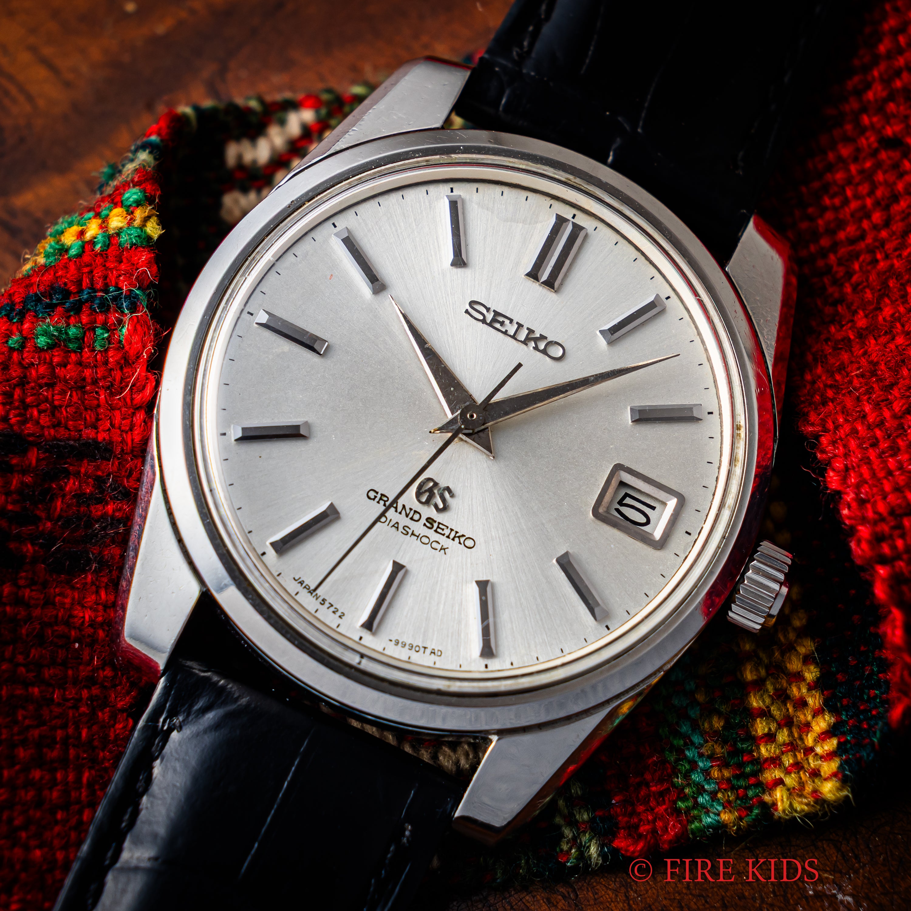 グランドセイコー セカンドモデル後期 1966年製 5722-9990 57GS セルフデーター ロービート手巻