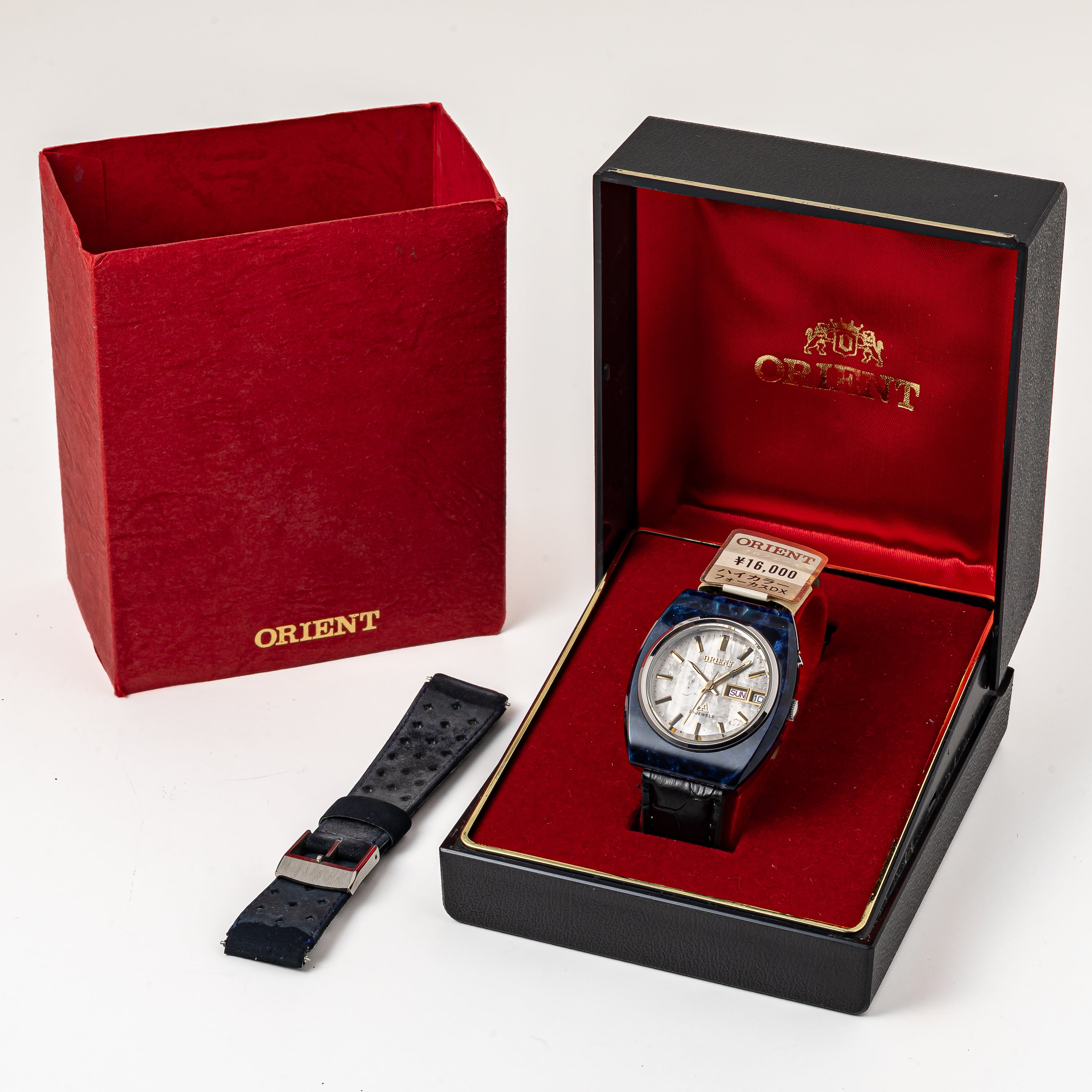 オリエント クロノエース ハイカラーフォーカスDX 1970年代 シェルダイヤル 自動巻