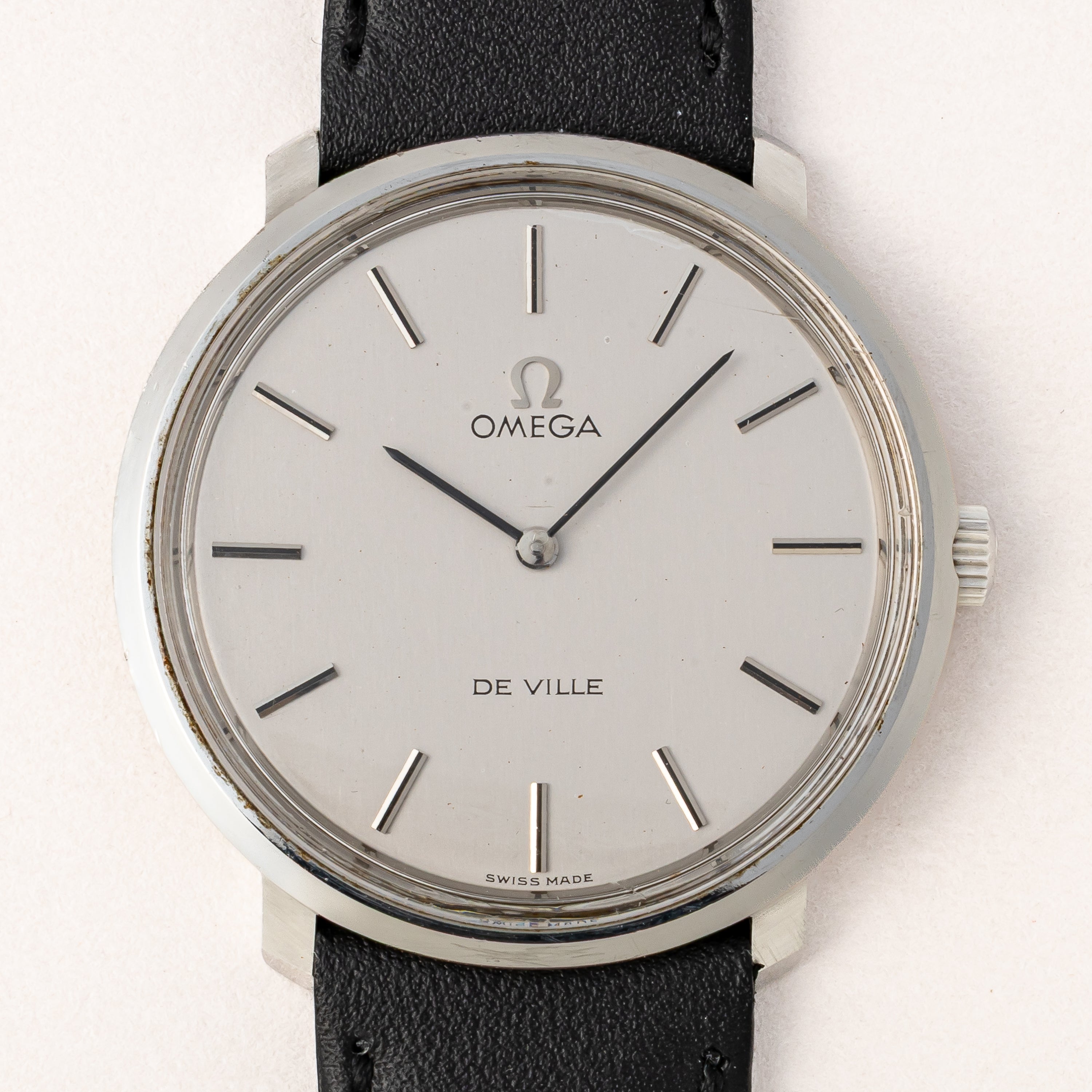 オメガ デ・ヴィル 1973年製 シルバーダイヤル 薄型手巻き