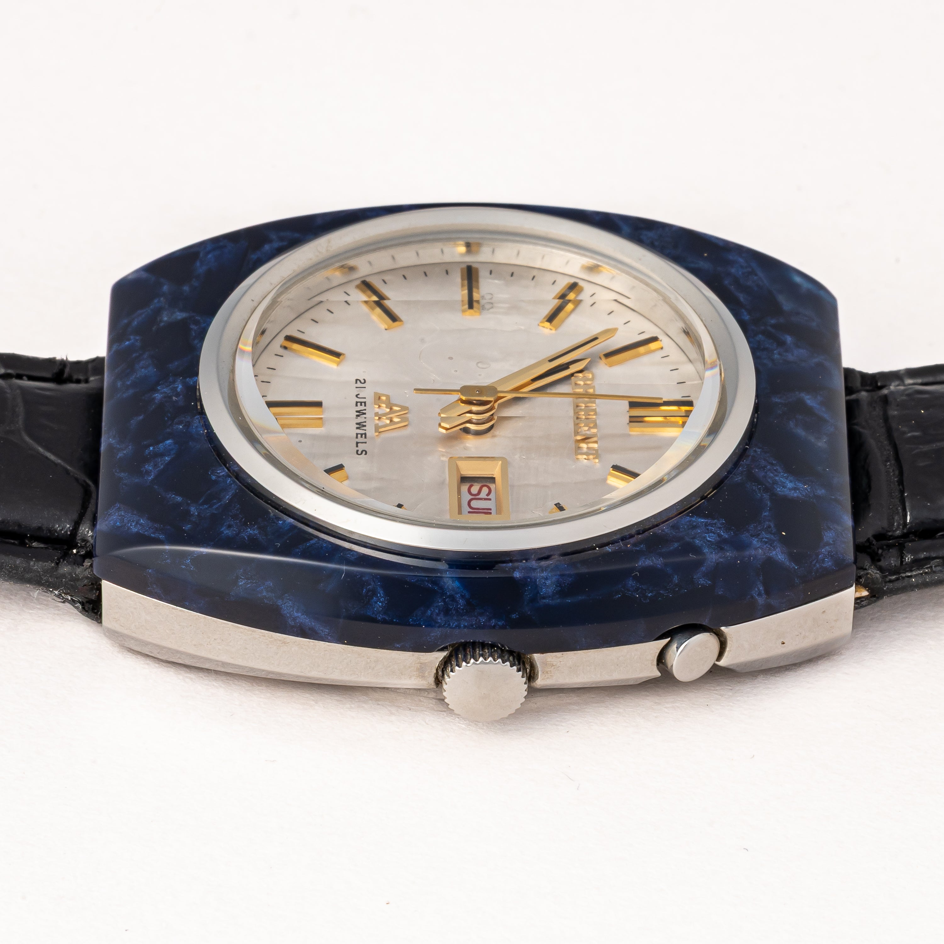 オリエント クロノエース ハイカラーフォーカスDX 1970年代 シェルダイヤル 自動巻