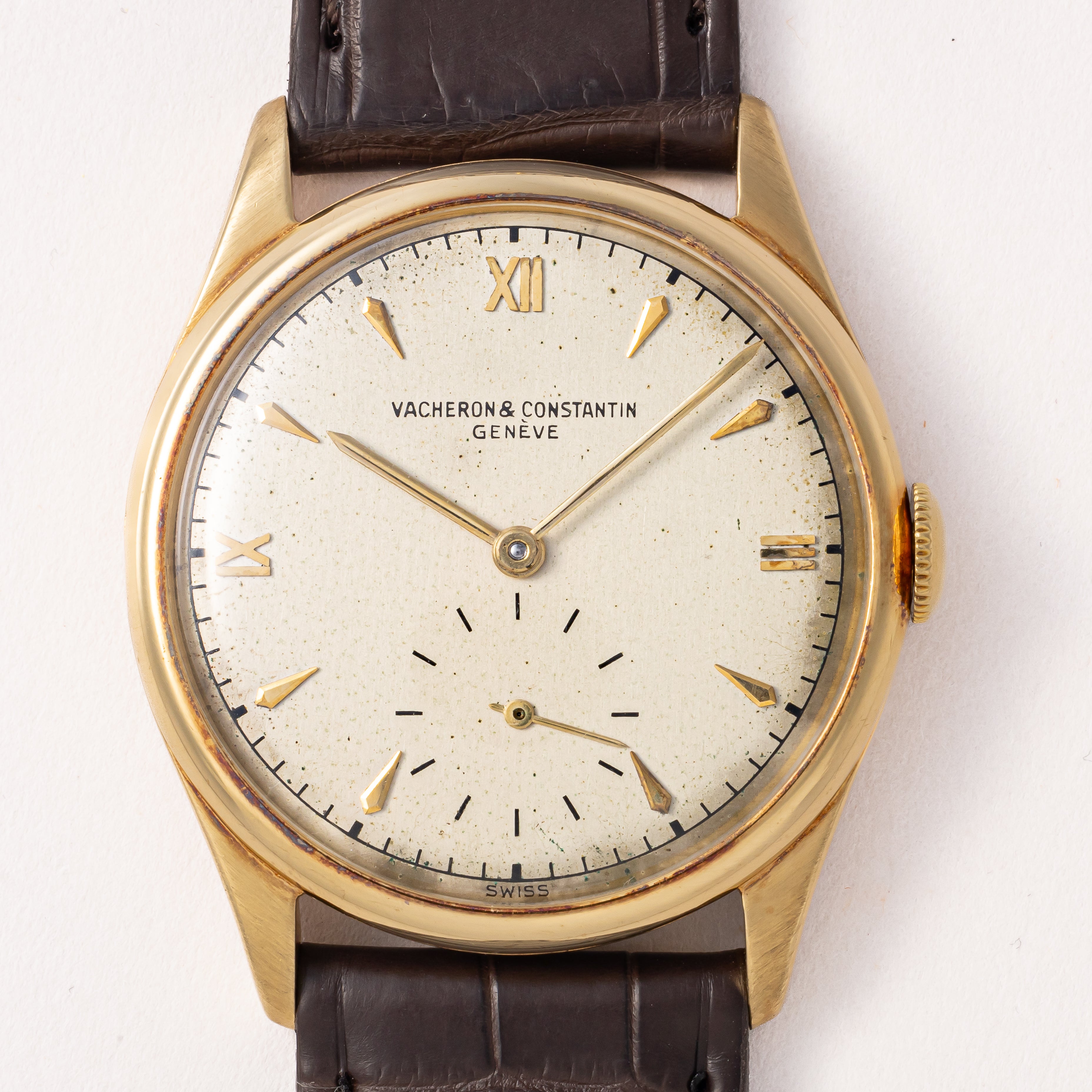 ヴァシュロン・コンスタンタン ラウンド 18金無垢ケース スモールセコンド 1950年代製 手巻き Cal.P453/3B