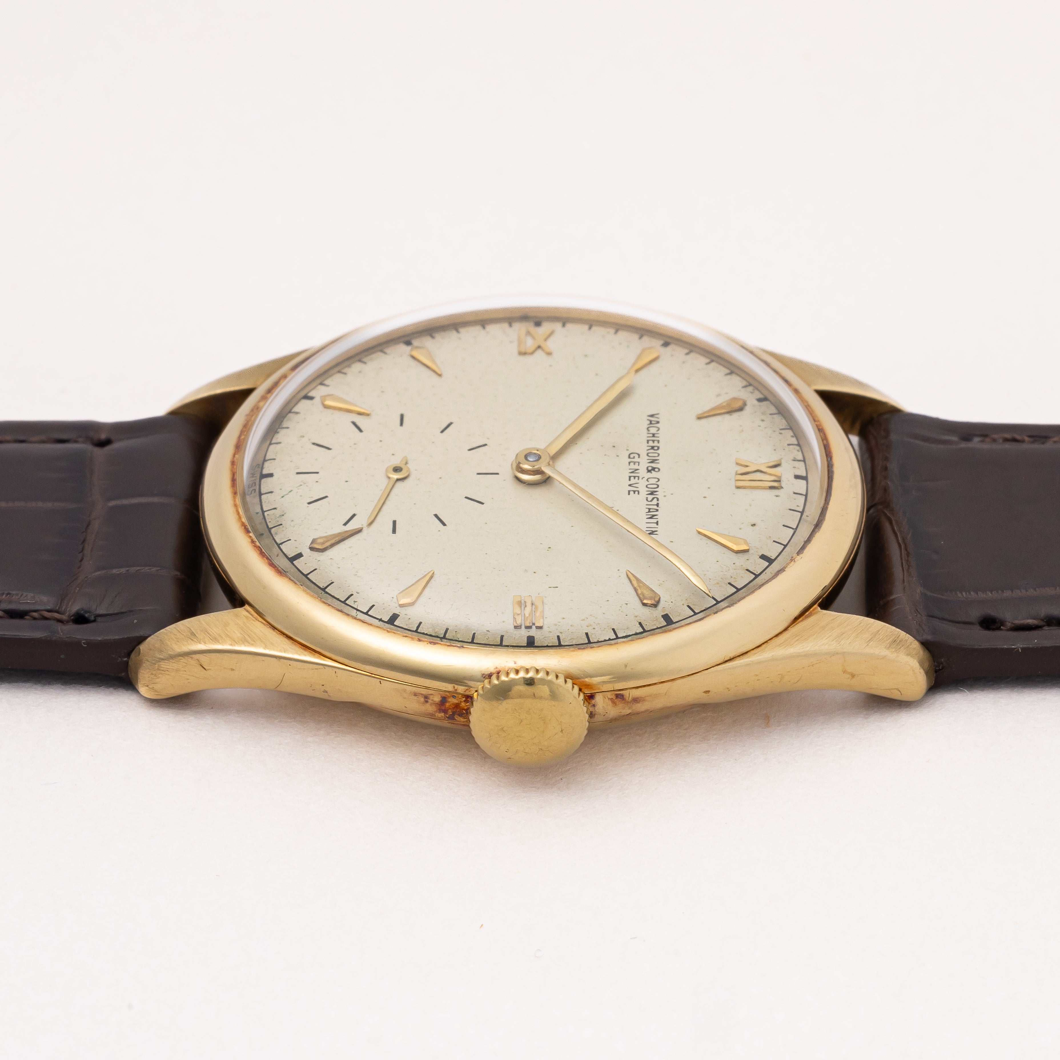 ヴァシュロン・コンスタンタン ラウンド 18金無垢ケース スモールセコンド 1950年代製 手巻き Cal.P453/3B