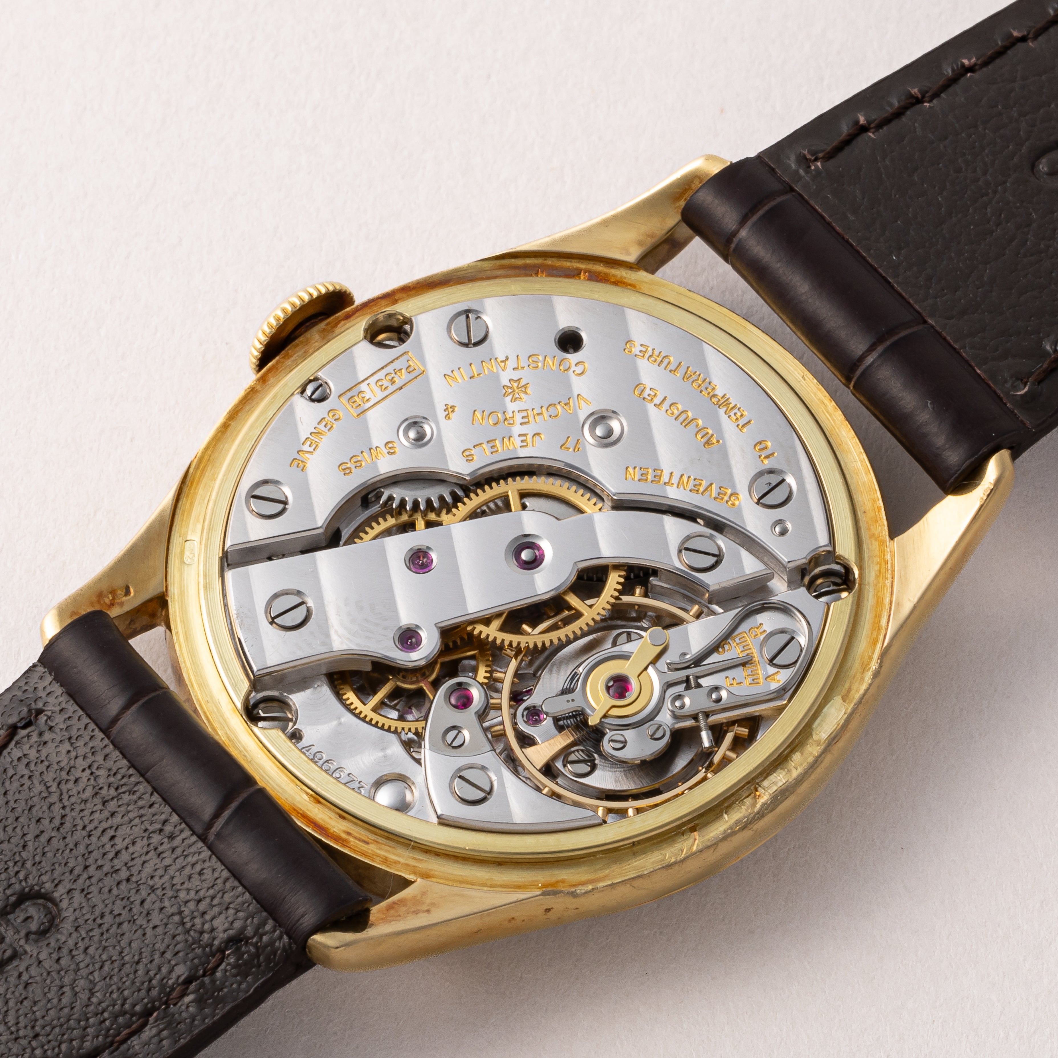 ヴァシュロン・コンスタンタン ラウンド 18金無垢ケース スモールセコンド 1950年代製 手巻き Cal.P453/3B