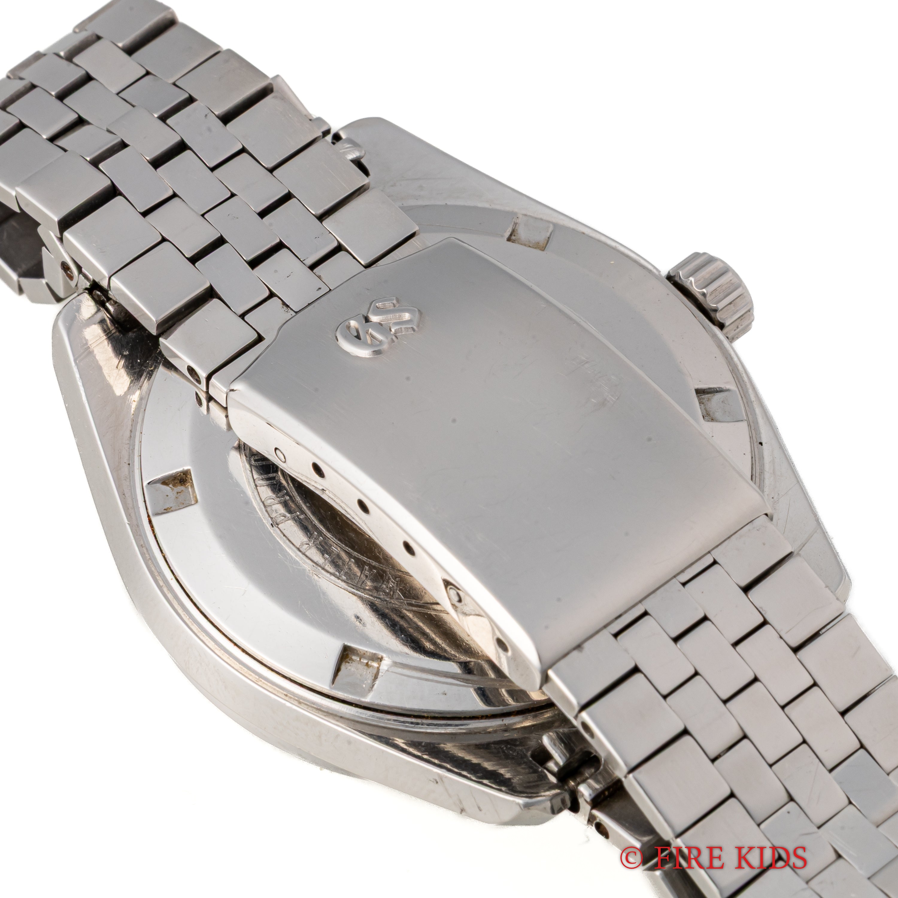 グランドセイコー 手巻き 1967年製 44GS前期 手巻 Ref.4420-9000 GSブレス 箱付 革ベルト尾錠付