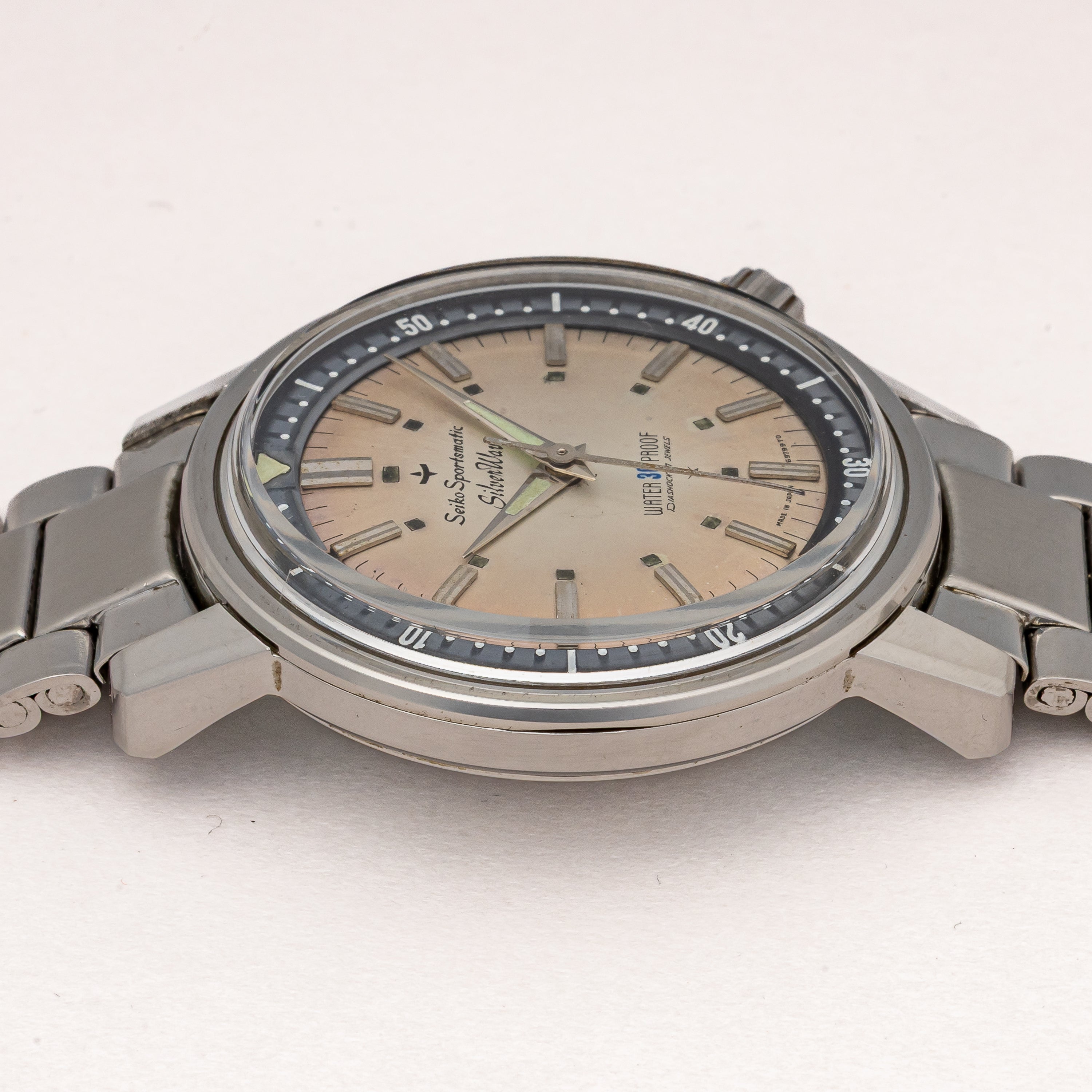 セイコー スポーツマチック シルバーウェーブ 1964年製 Ref.69799 回転ベゼル 自動巻
