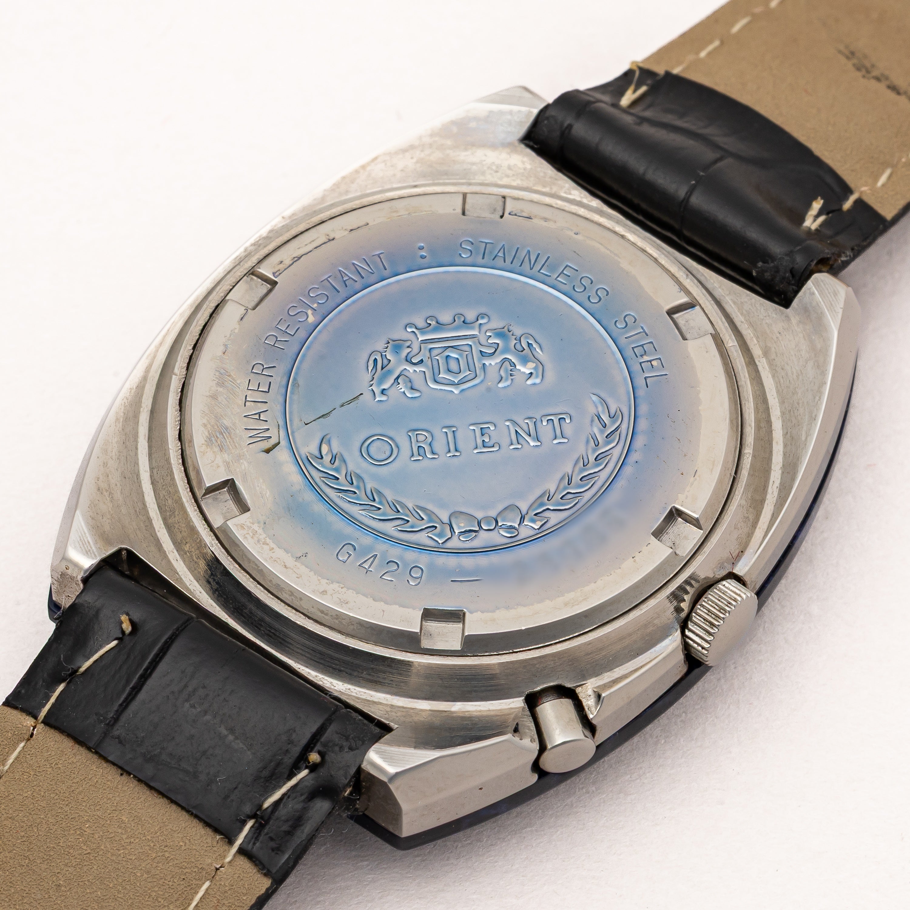 オリエント クロノエース ハイカラーフォーカスDX 1970年代 シェルダイヤル 自動巻