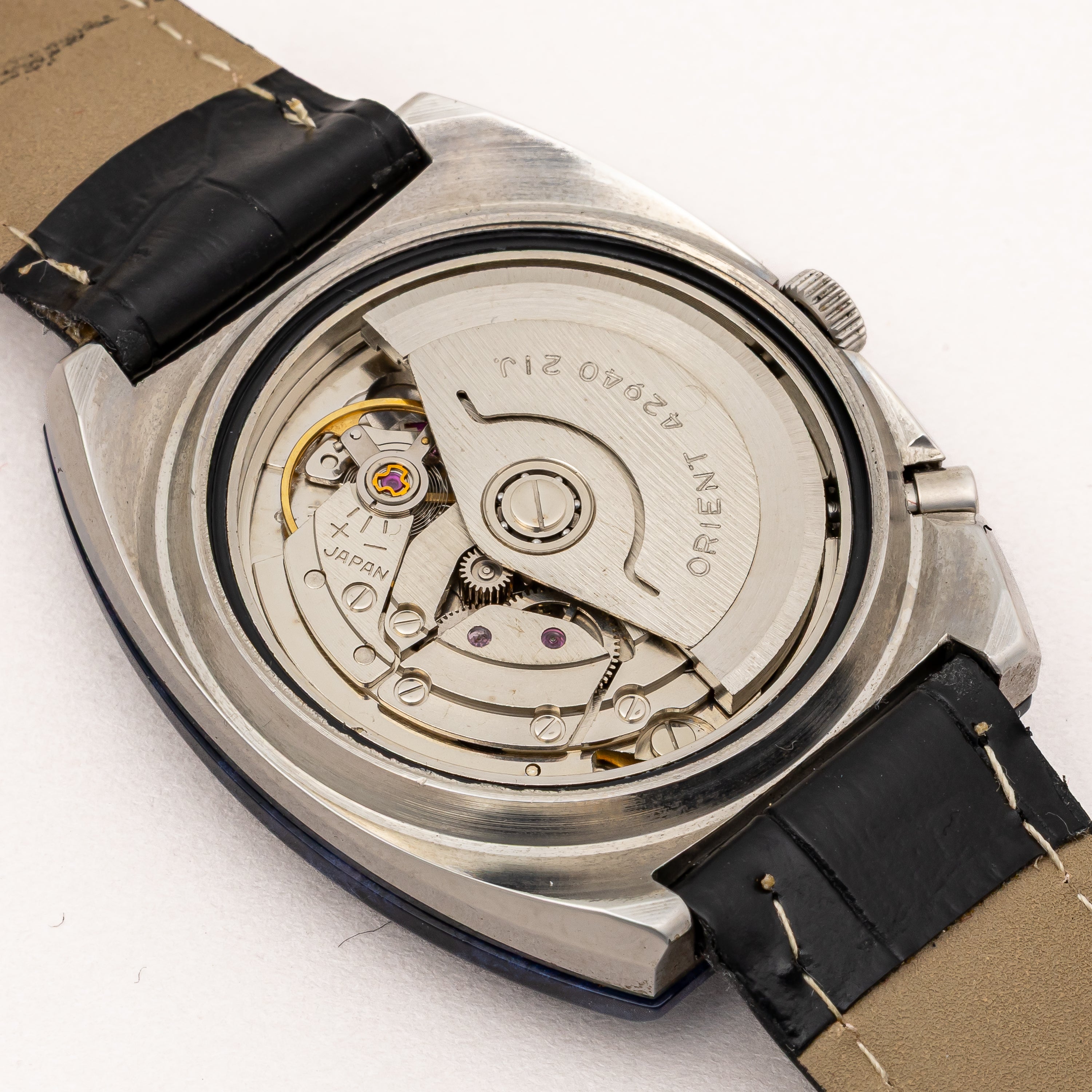 オリエント クロノエース ハイカラーフォーカスDX 1970年代 シェルダイヤル 自動巻