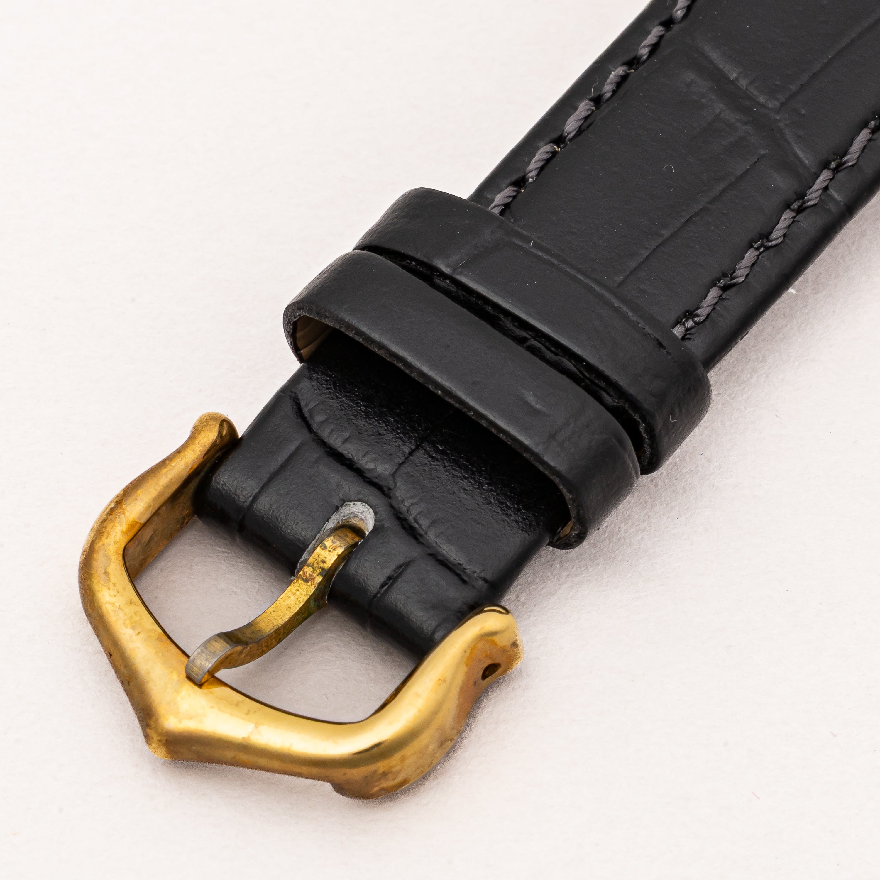 カルティエ マストタンク 1980年代製 SMサイズ 手巻き ラピスブルーダイヤル 純正尾錠付き