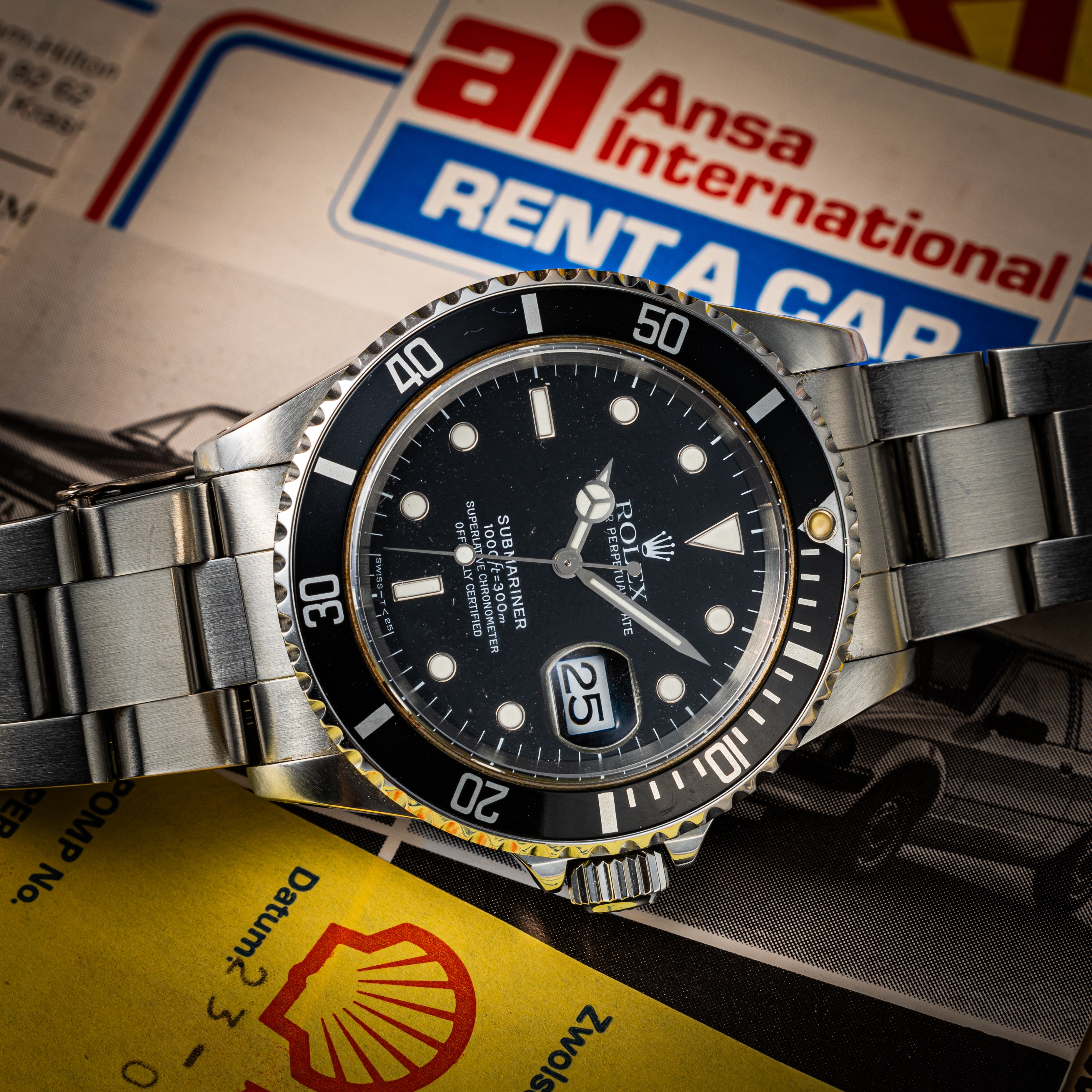 ロレックス サブマリーナー 1998年製 Ref.16610 箱、ギャラ、取説付き