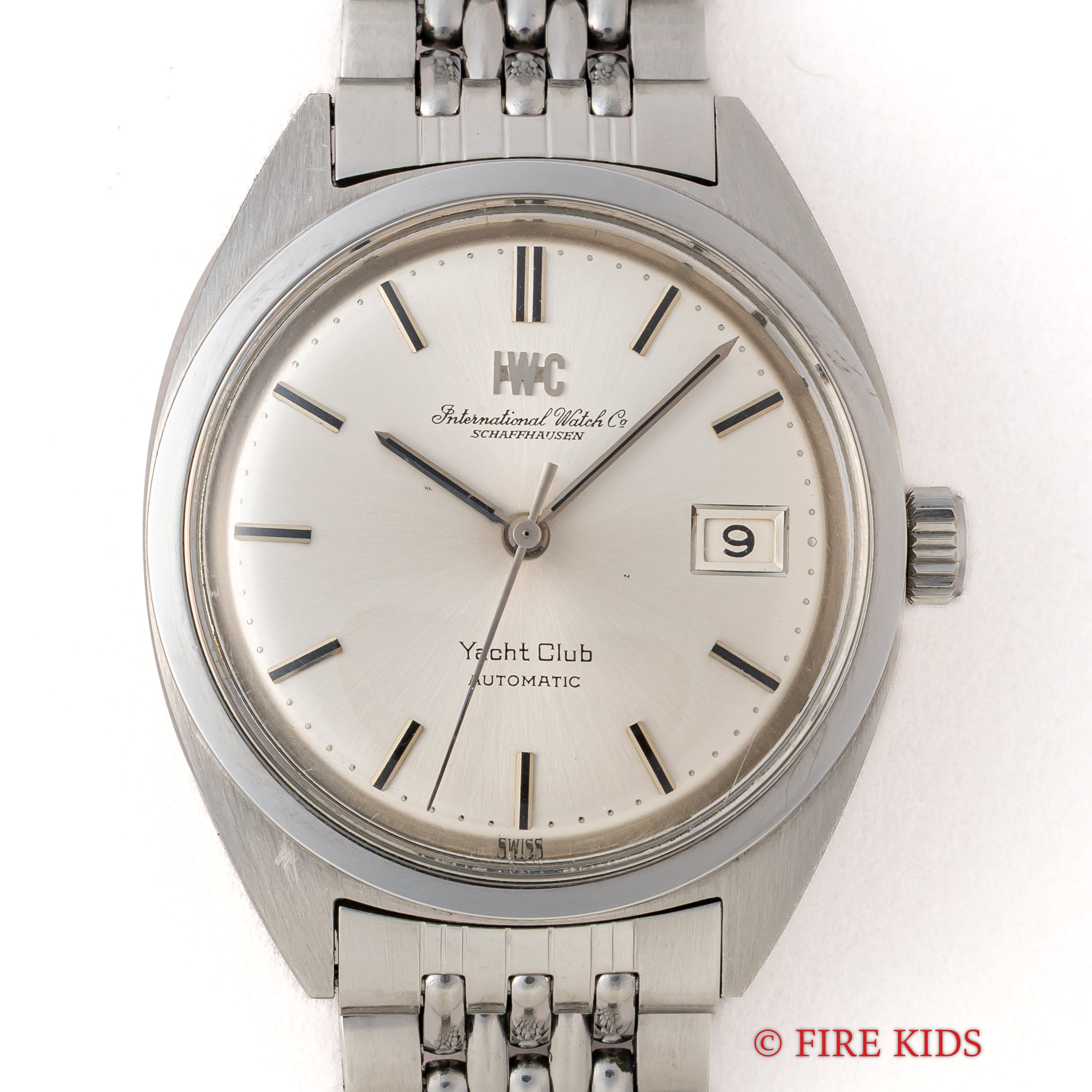 IWC ヨットクラブ 1975年製 ペラトン式自動巻き Cal.8541B 純正ゲイフレアーブレス付き