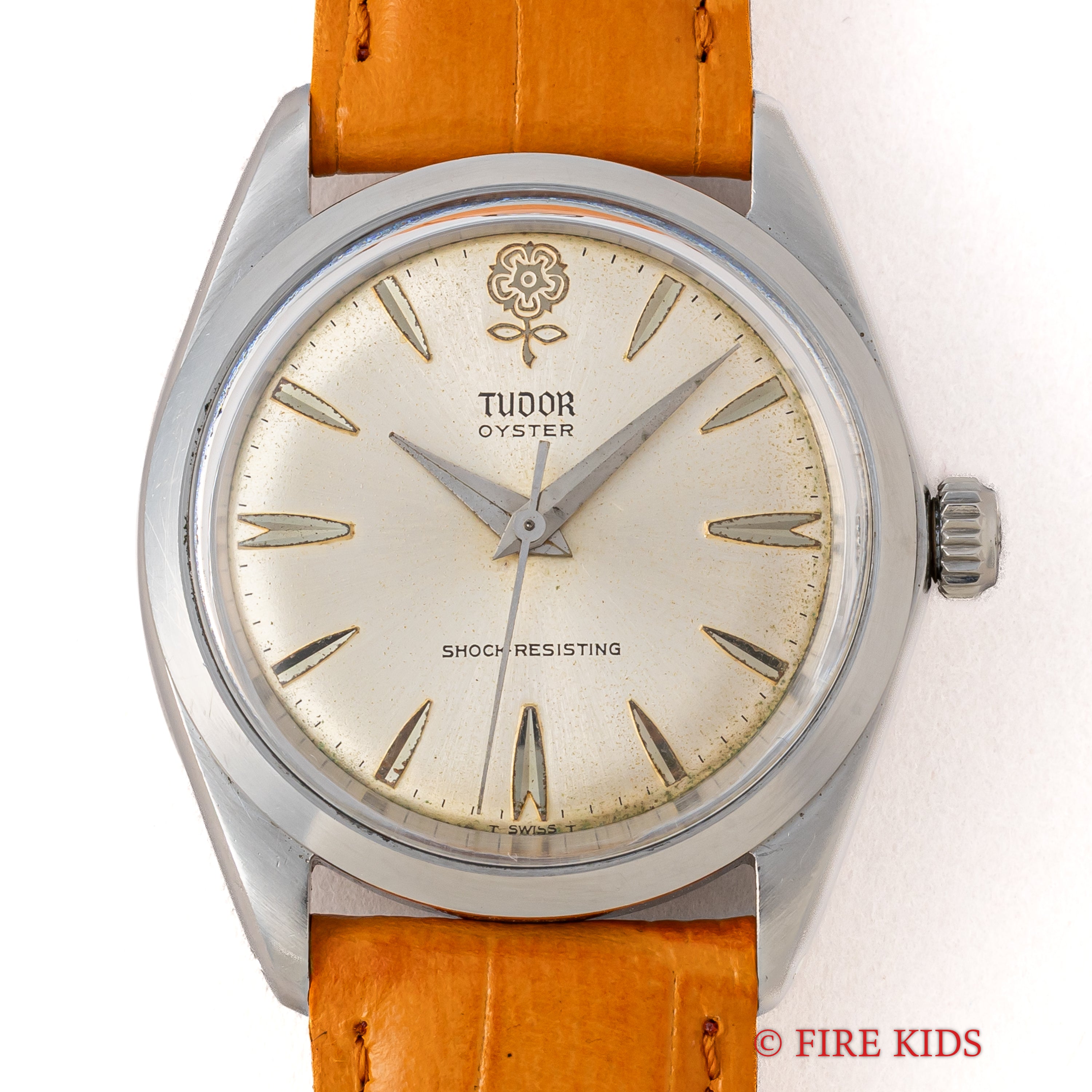 チューダー オイスター デカバラ 1966年製 オリジナルシルバーダイヤル Ref.7984 王冠リューズ