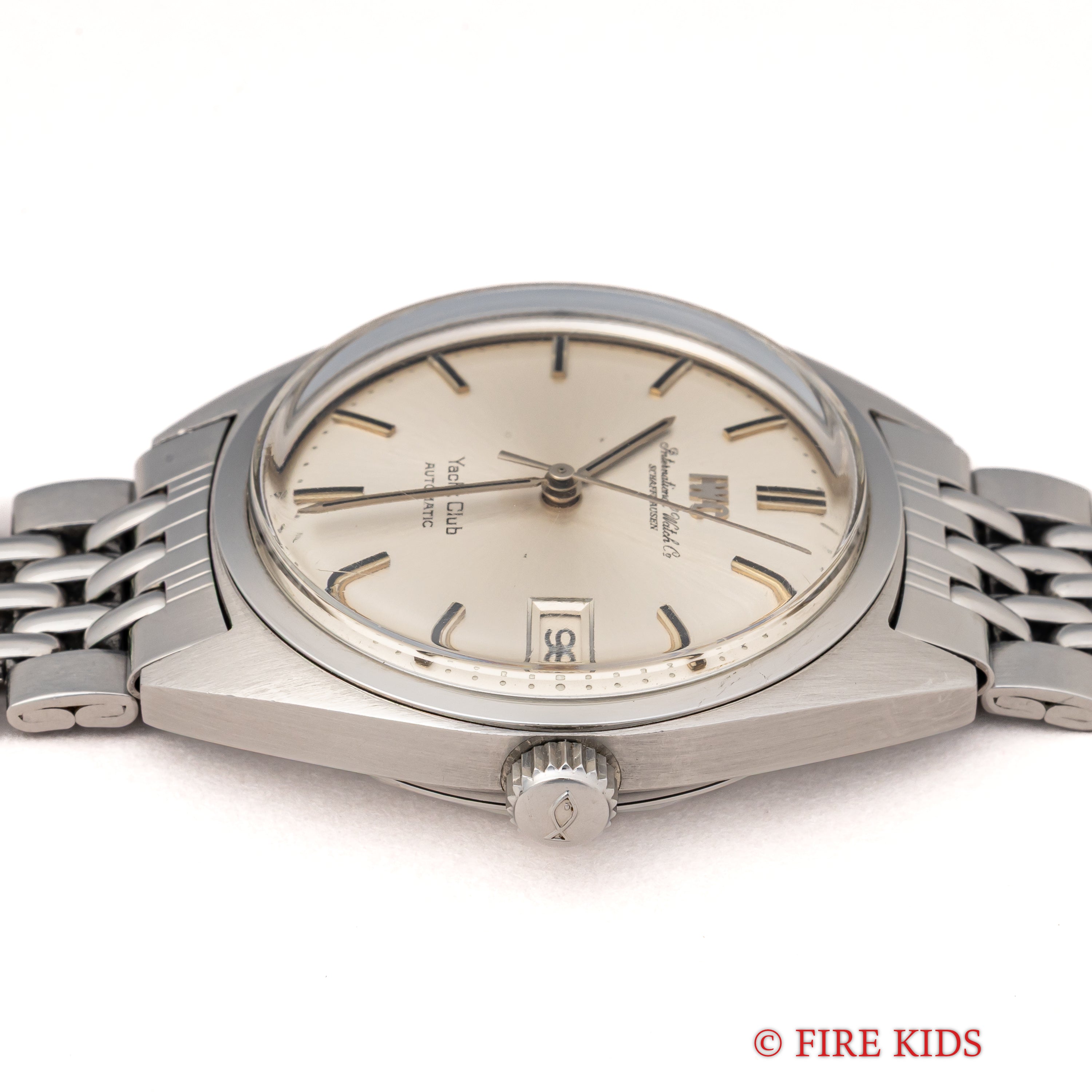 IWC ヨットクラブ 1975年製 ペラトン式自動巻き Cal.8541B 純正ゲイフレアーブレス付き