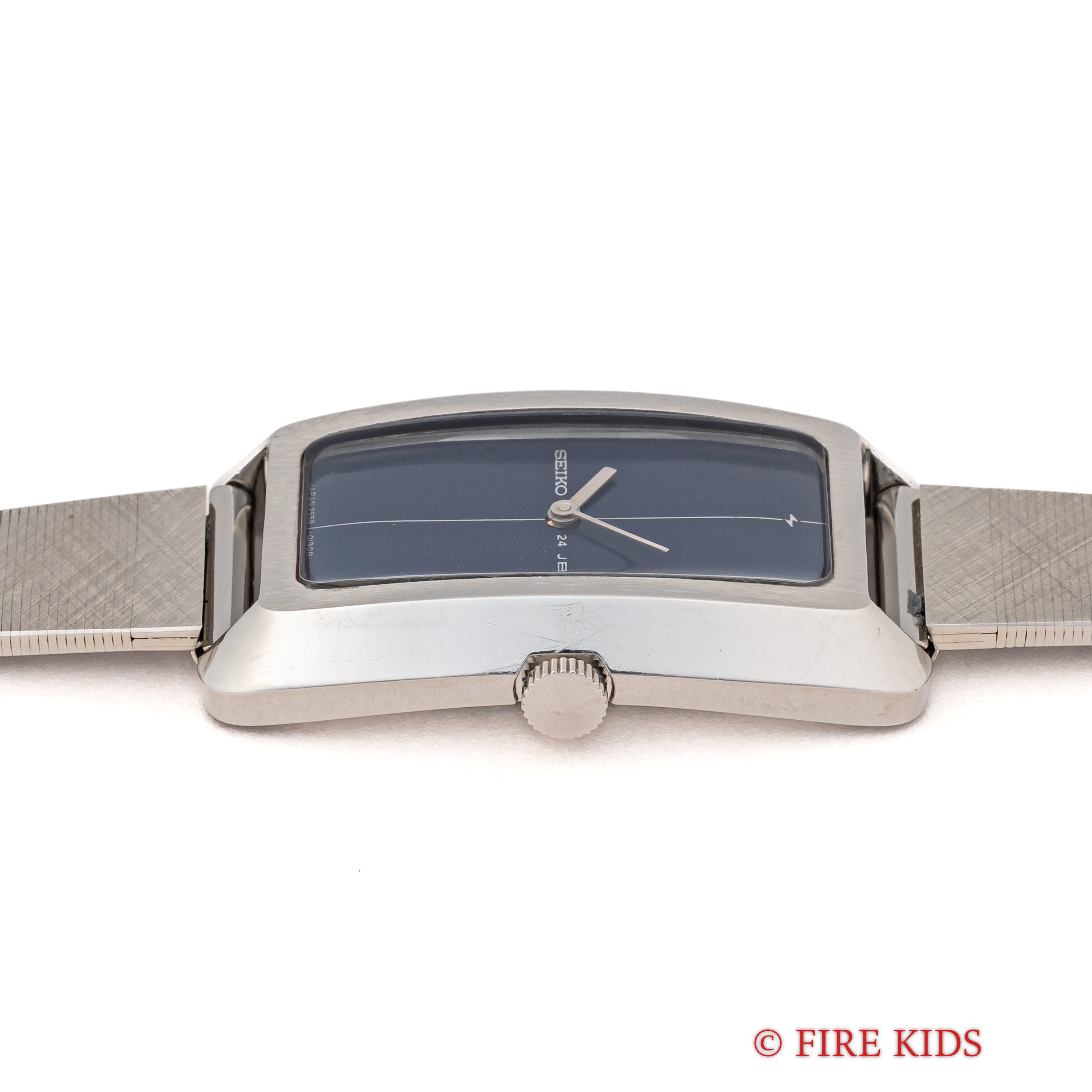 セイコー レディース レクタンギュラーケース ブルーダイヤル 1969年製 手巻 社外ブレス