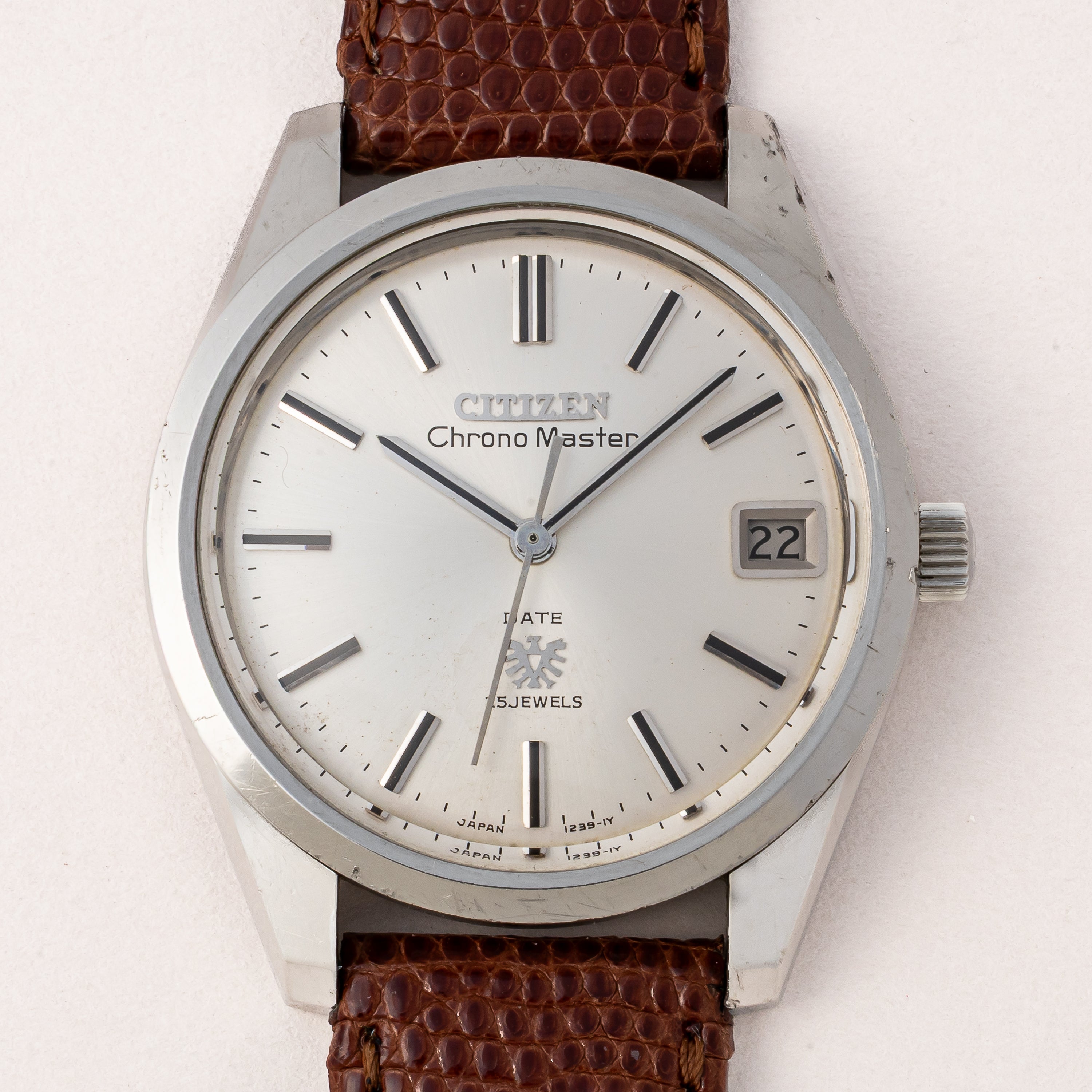 シチズン クロノマスター初期型 手巻き25石 1968年製 Ref.HODS 2901-Y 鷲メダル