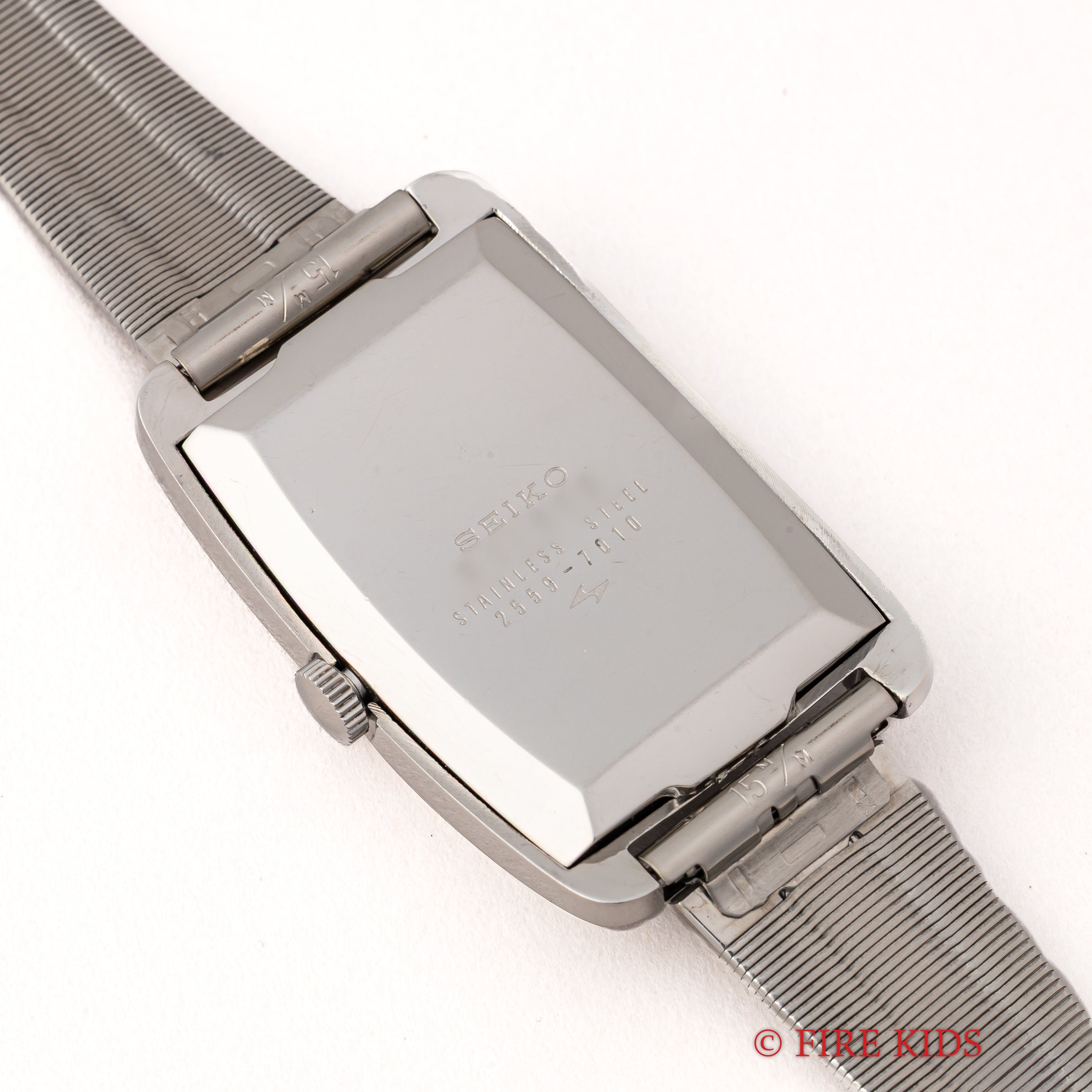 セイコー レディース レクタンギュラーケース ブルーダイヤル 1969年製 手巻 社外ブレス