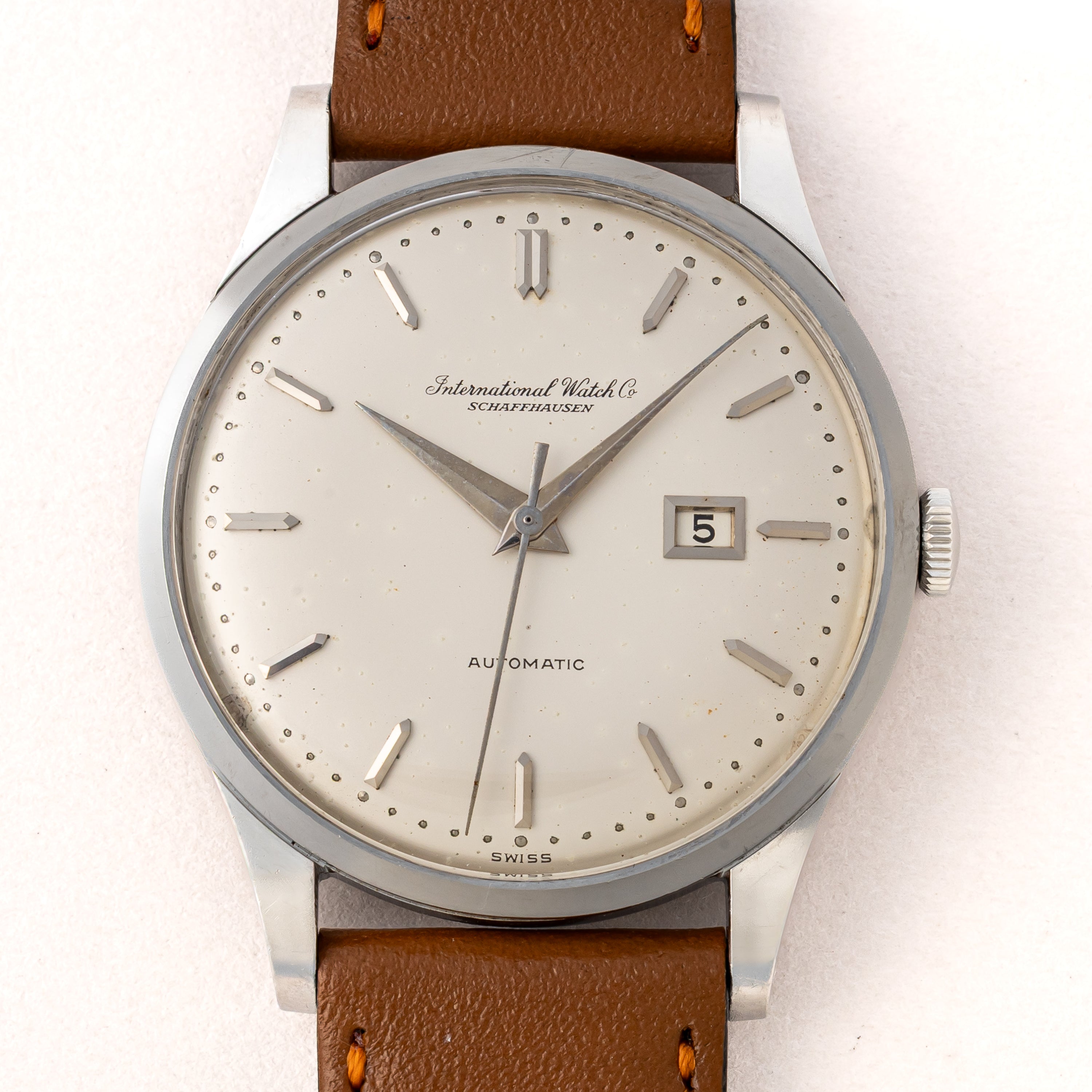 IWC ペラトン式オートマチック Cal.8531 1962年製 寄り目デイト ラウンドケース