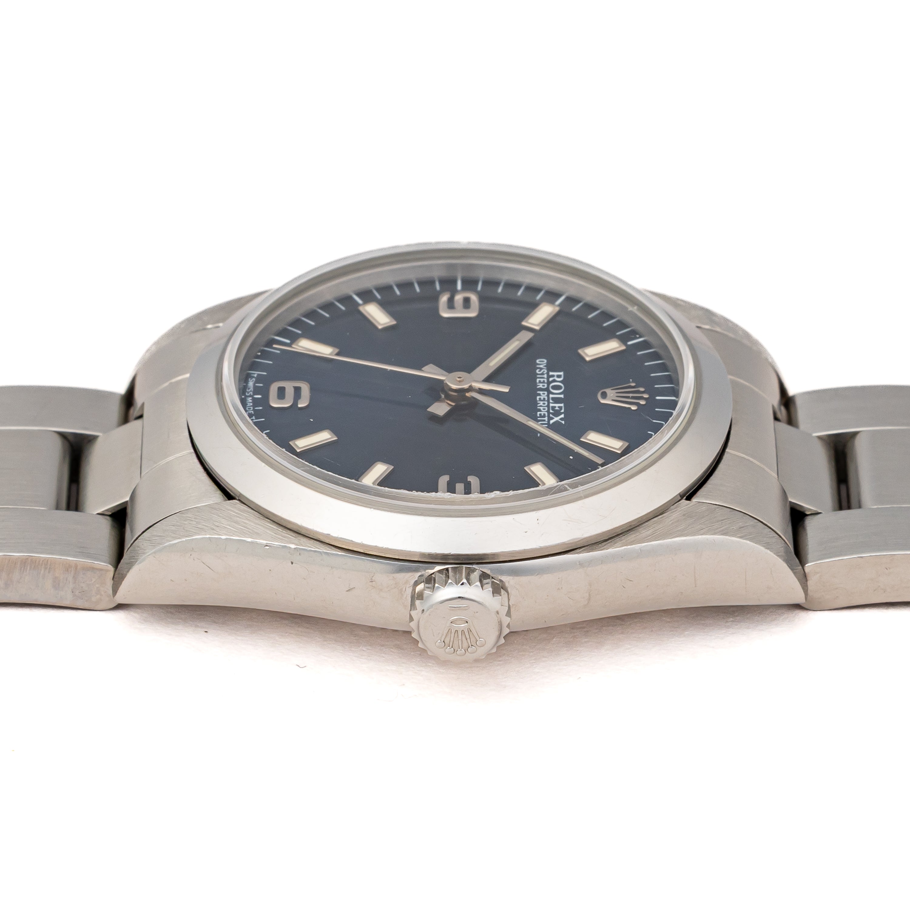 ロレックスオイスターパーペチュアル 1998年製 Ref.67480 ブルー飛びアラビアダイヤル