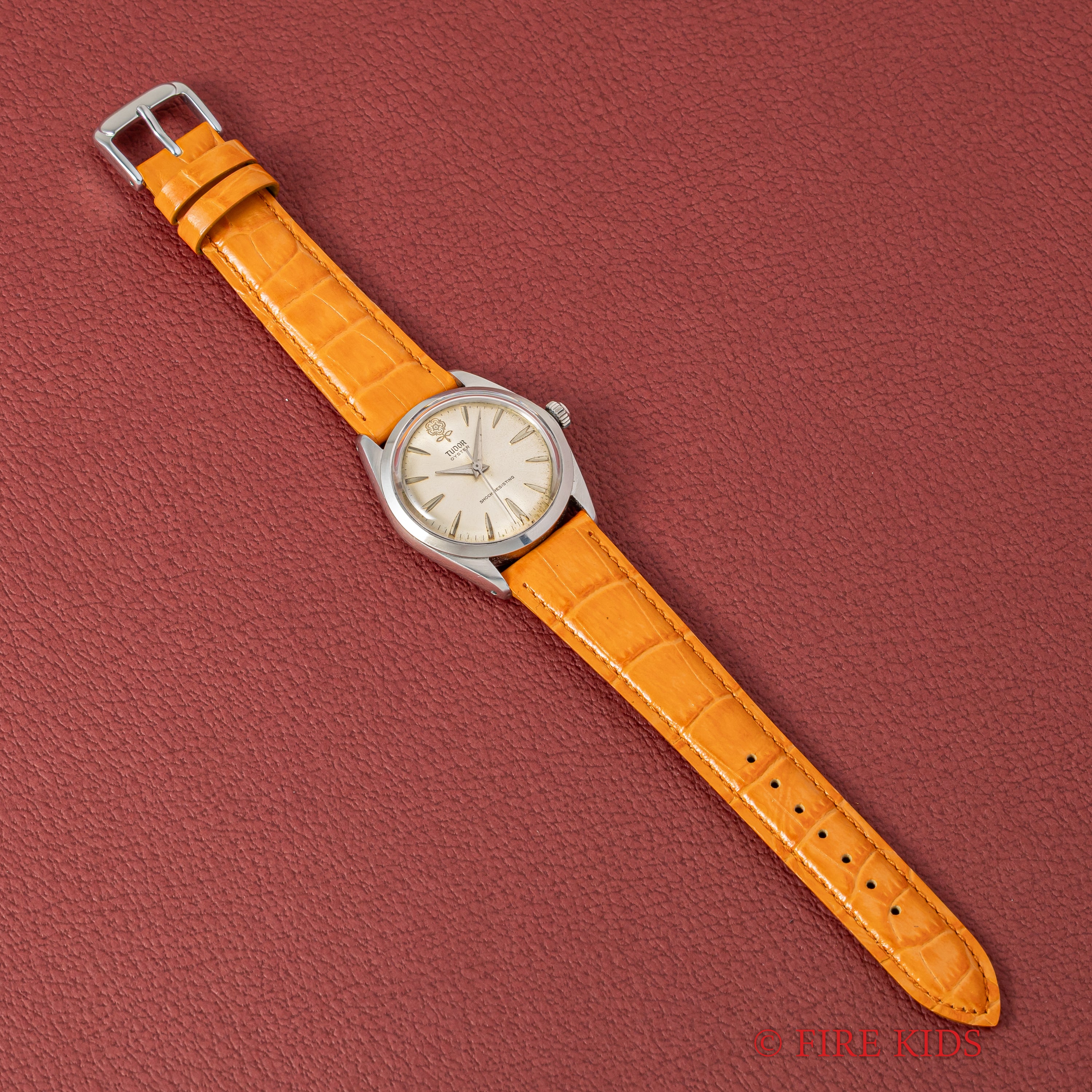 チューダー オイスター デカバラ 1966年製 オリジナルシルバーダイヤル Ref.7984 王冠リューズ