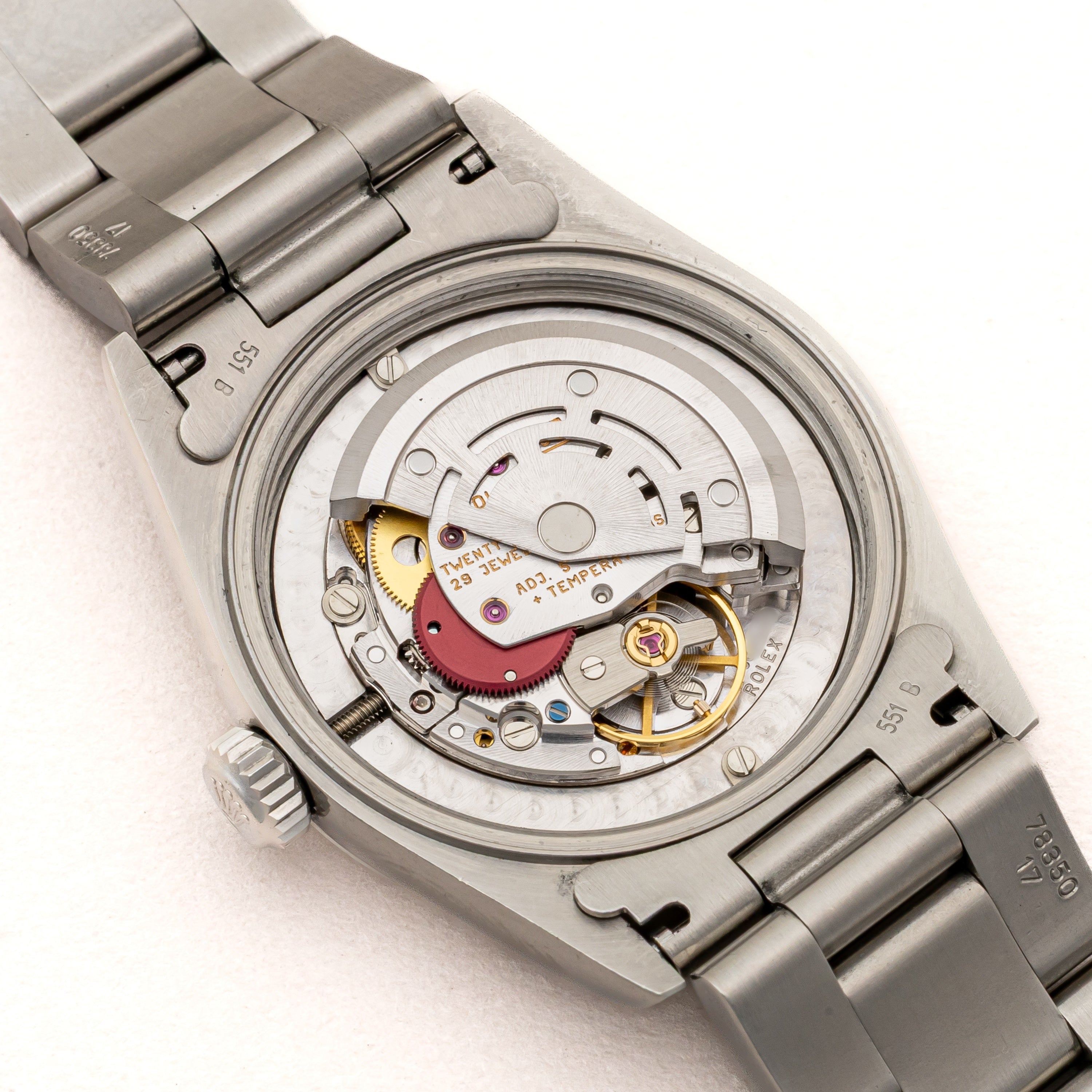 ロレックスオイスターパーペチュアル 1998年製 Ref.67480 ブルー飛びアラビアダイヤル