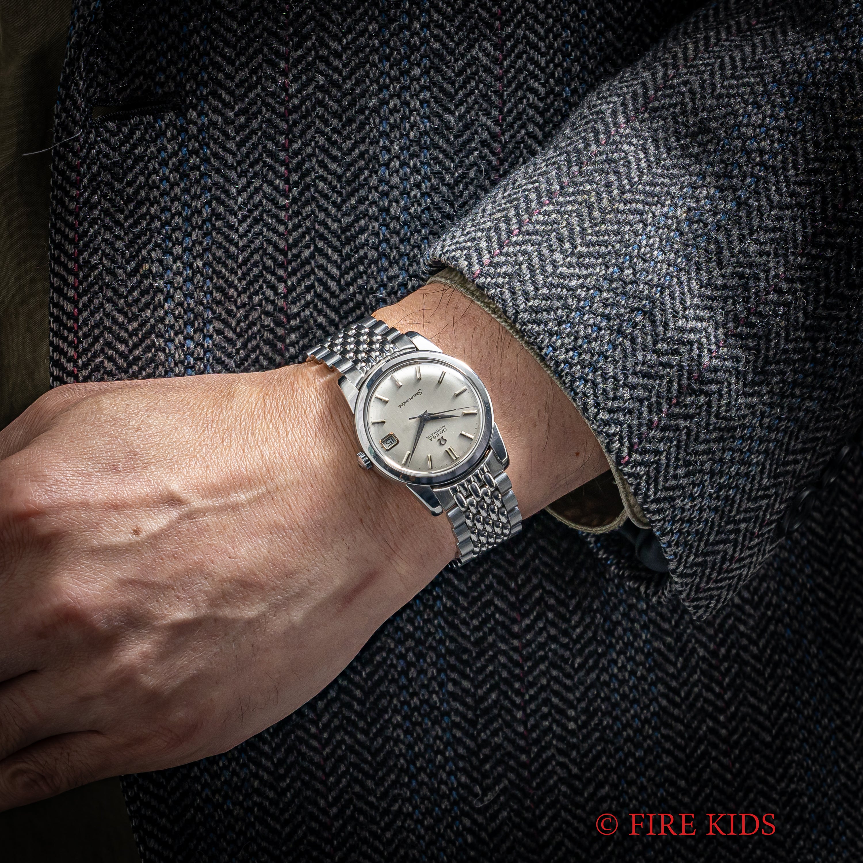 オメガ シーマスター オートマチック 1966年製 Ref.166.009 シルバーダイヤルCal.562 純正ブレス