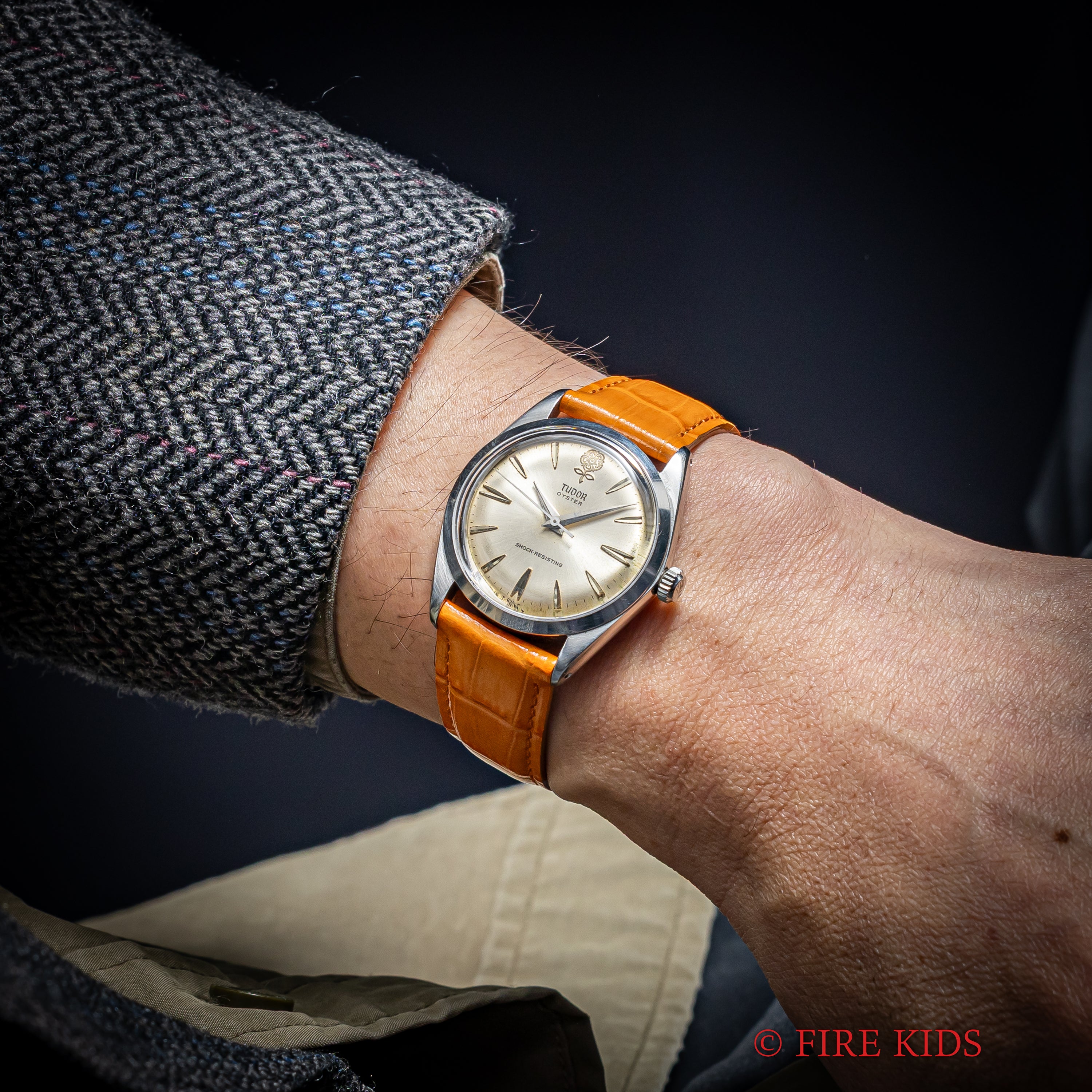 チューダー オイスター デカバラ 1966年製 オリジナルシルバーダイヤル Ref.7984 王冠リューズ