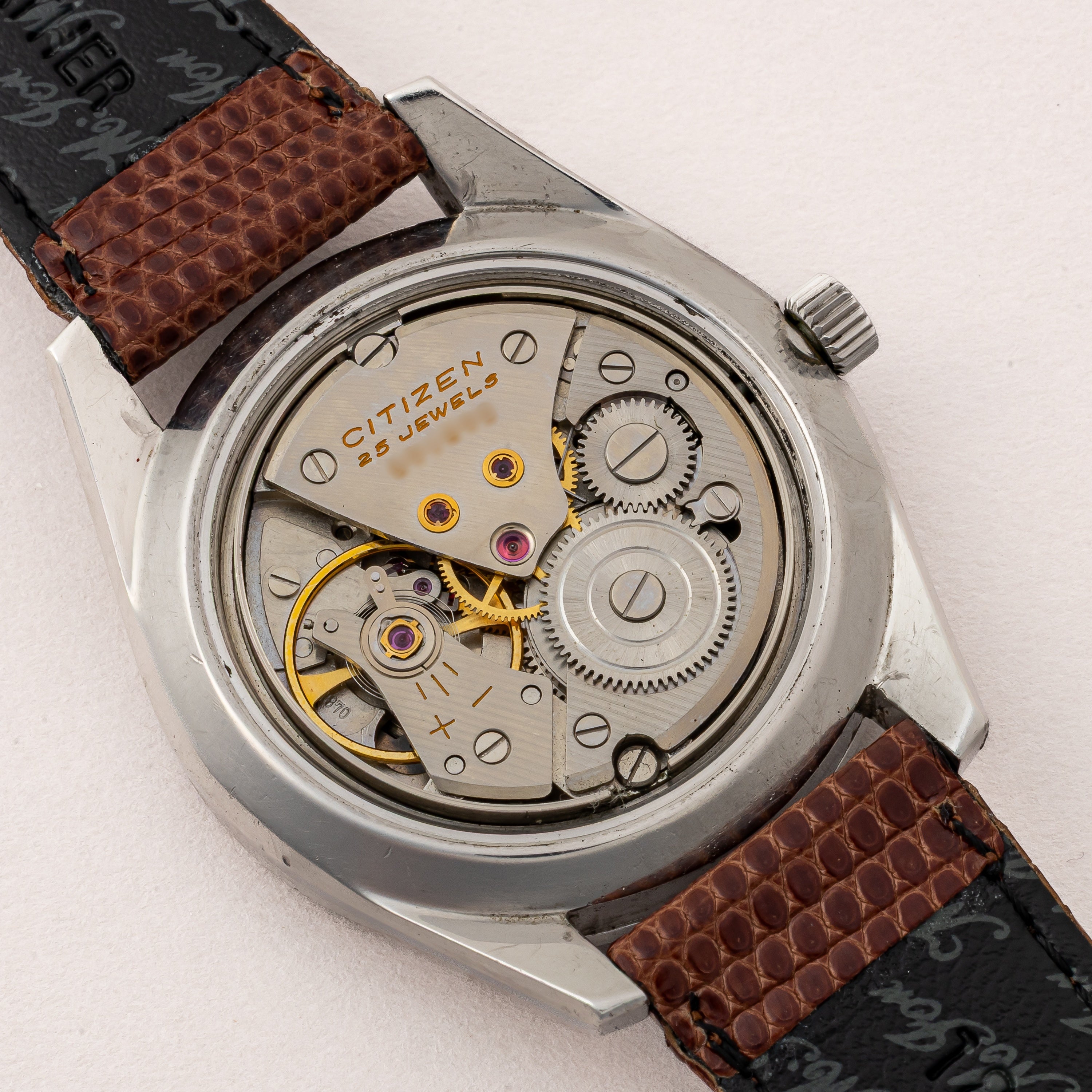 シチズン クロノマスター初期型 手巻き25石 1968年製 Ref.HODS 2901-Y 鷲メダル