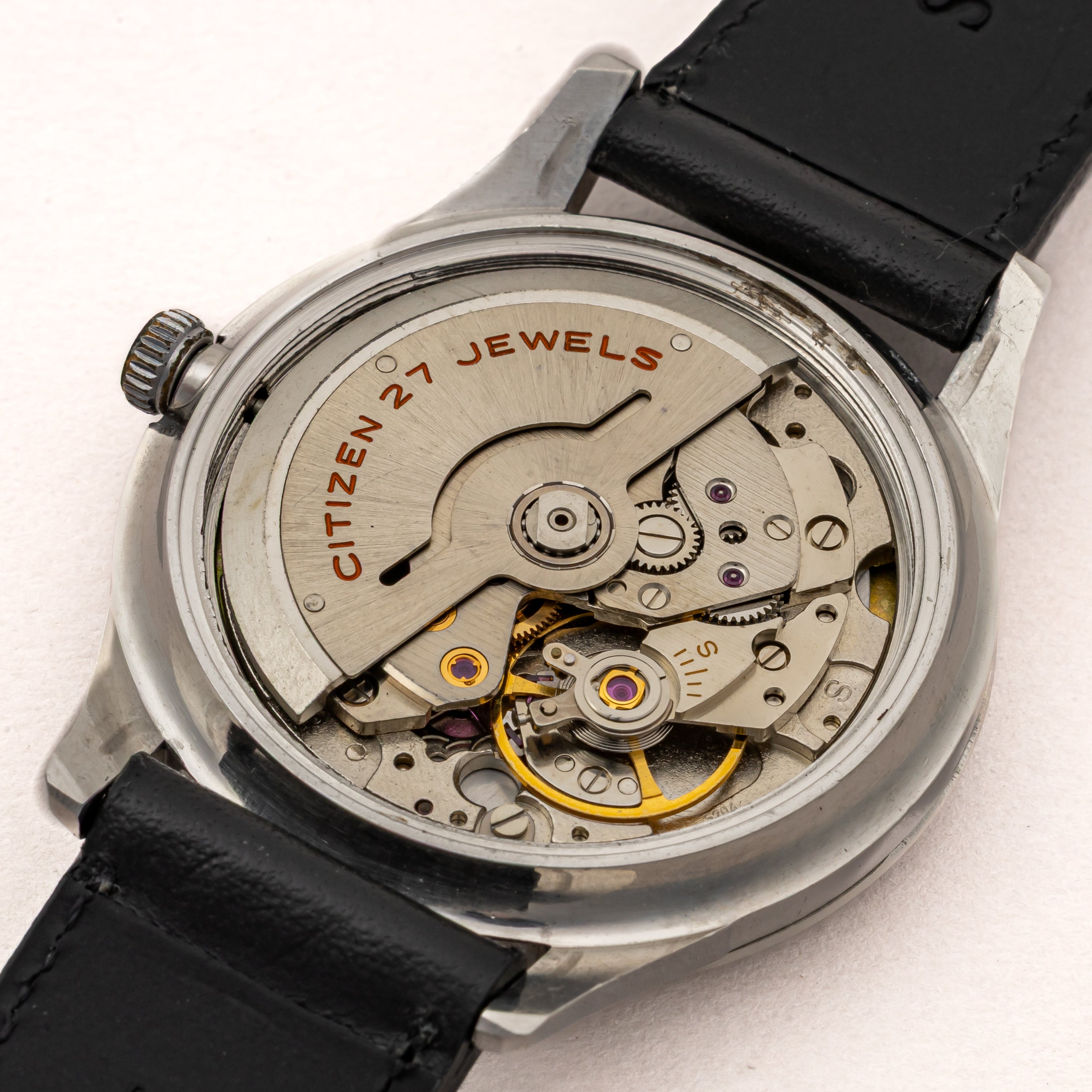 シチズン クリスタルセブン 1967年製 Ref.ACSS3008-Y ブラックアラビアダイヤル