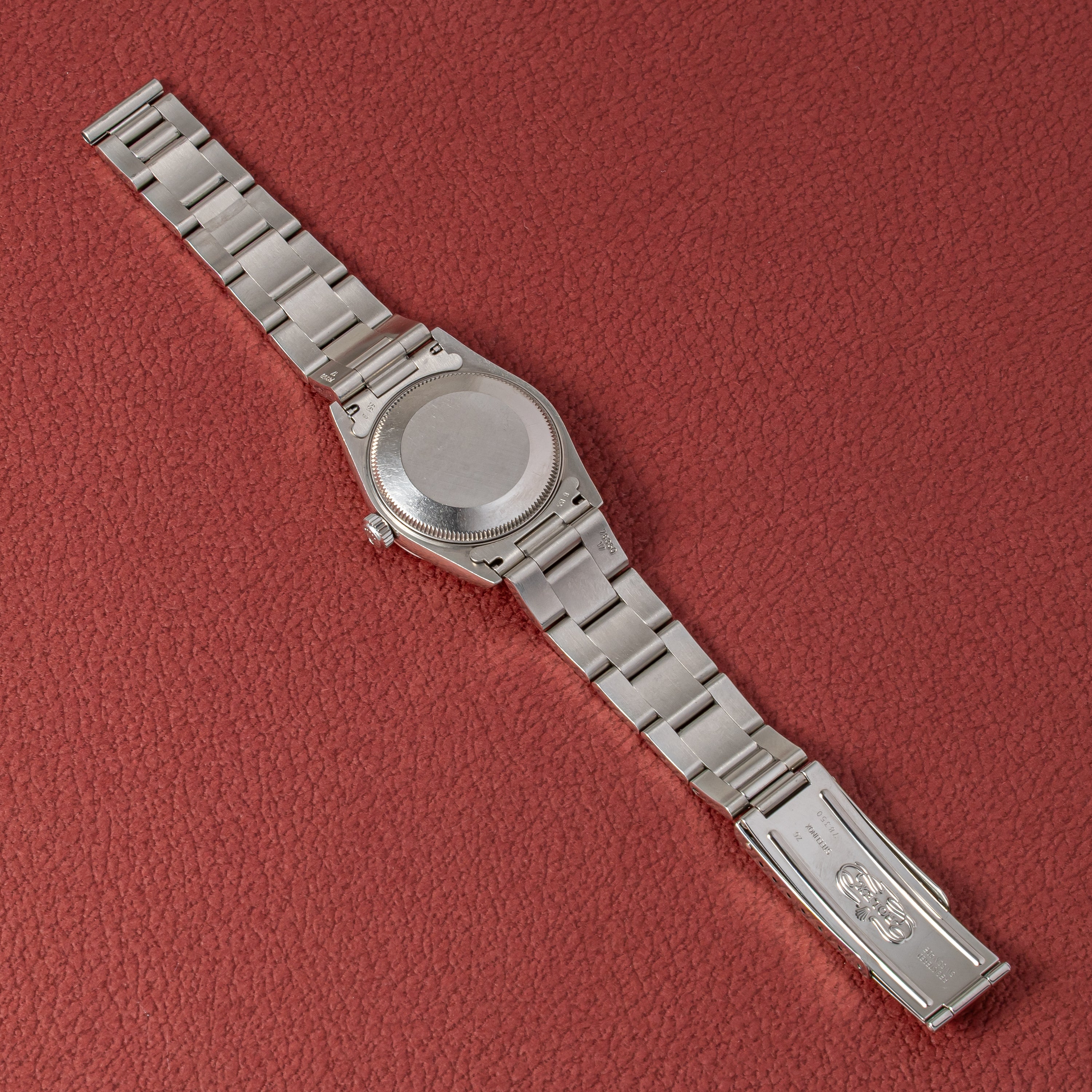 ロレックスオイスターパーペチュアル 1998年製 Ref.67480 ブルー飛びアラビアダイヤル