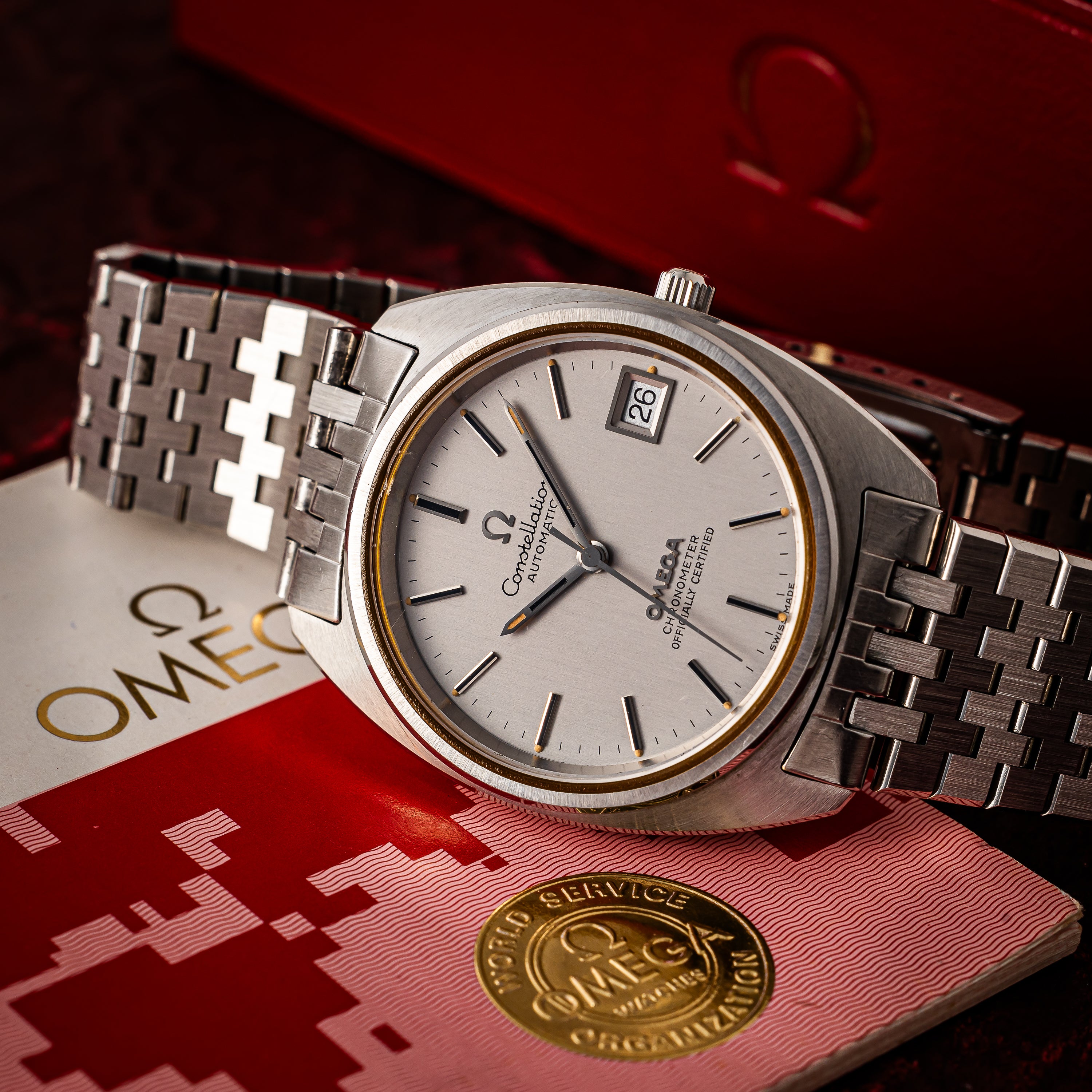 オメガ コンステジェンタ 後期 1973年製 Ref.ST1680056 箱、ギャラ付き