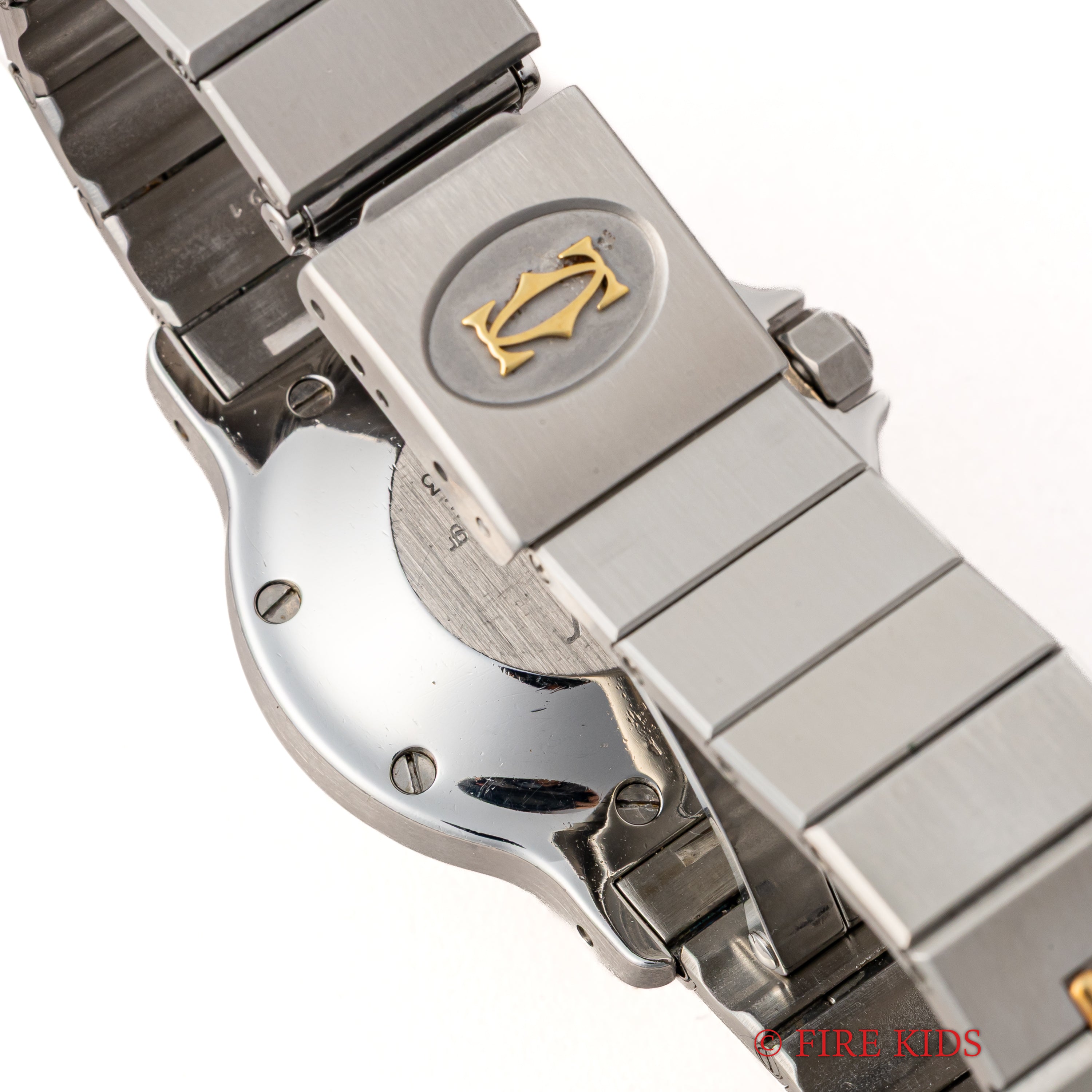 カルティエ サントス オクタゴンLM コンビ ホワイトローマン 1983年/昭和58年ギャラ 自動巻き