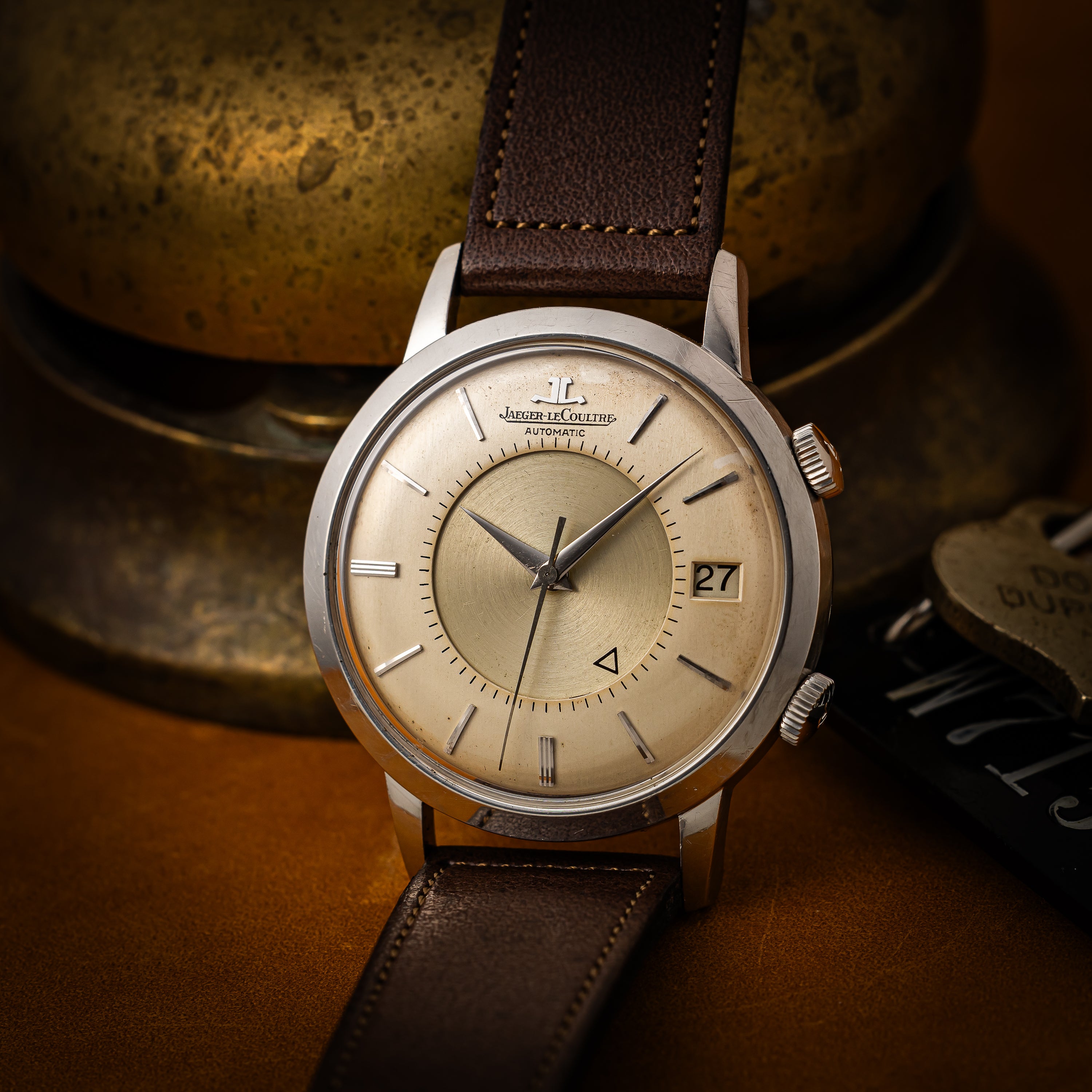 ジャガー・ルクルト メモボックス 1960年代製 自動巻き ステンレスケース