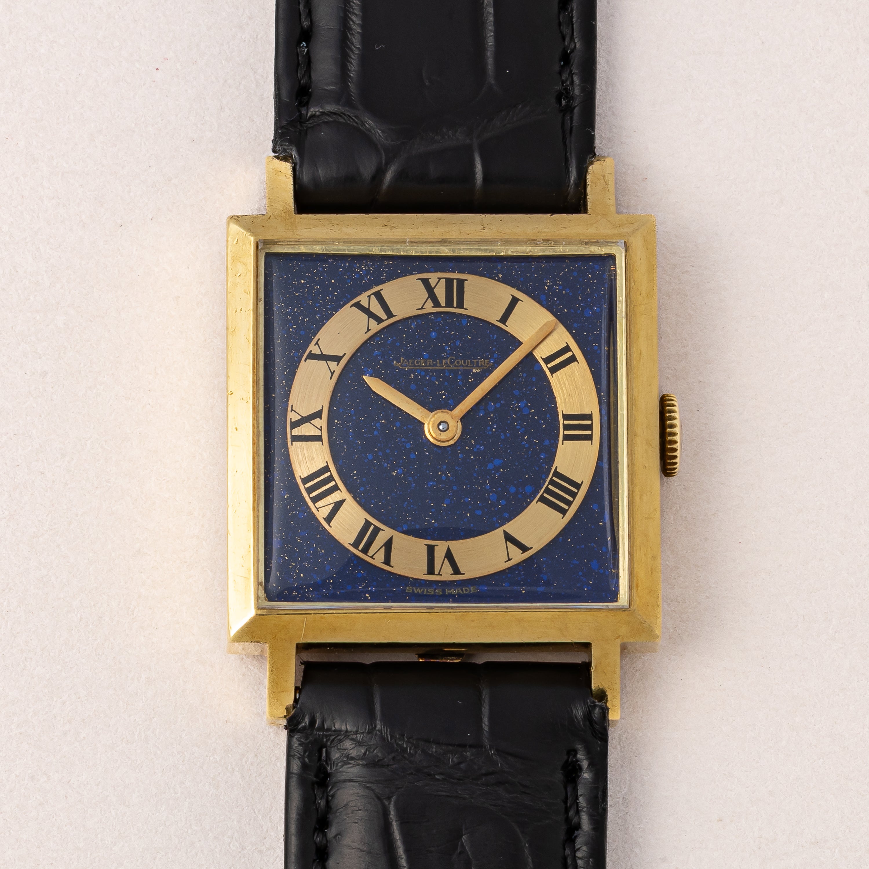 ジャガー・ルクルト 1970年代製 Ref.6003 21 ラピスラズリ ブルー 18KYG